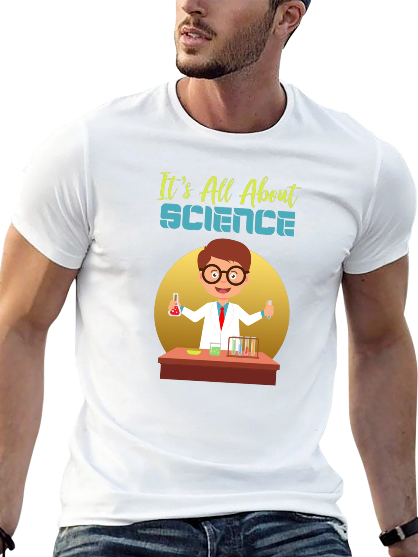 Science Graphic Tee - Its All About Science!