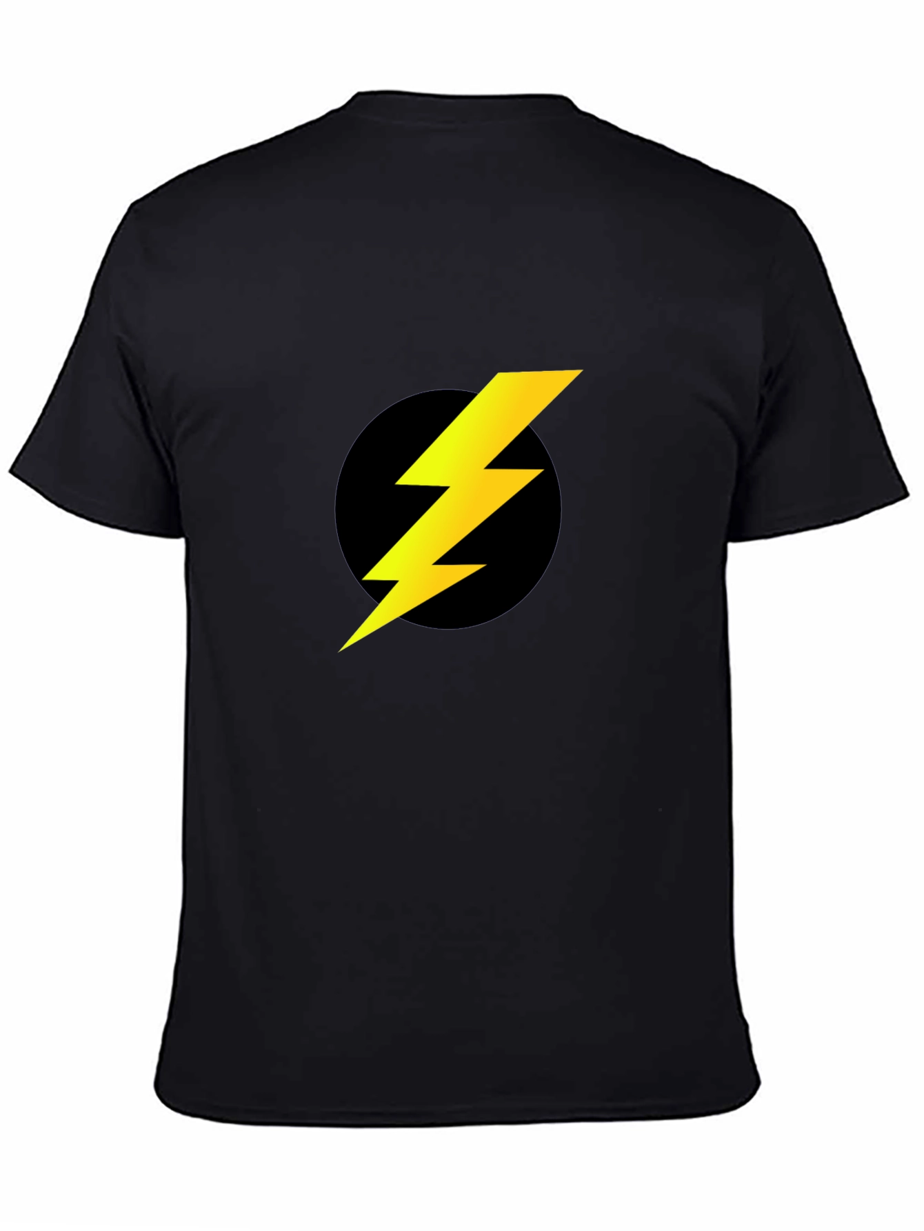 Lightning Bolt Emblem Black T-Shirt