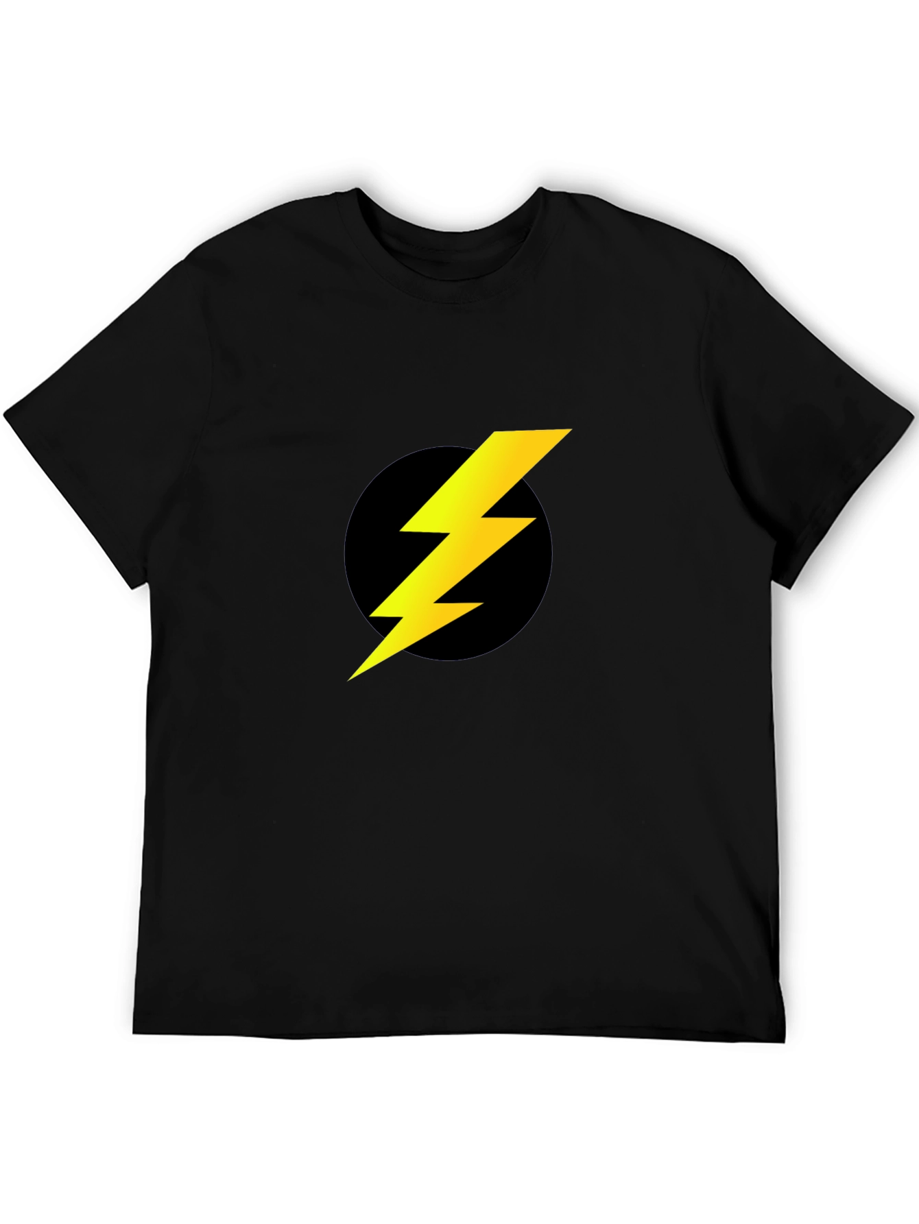 Lightning Bolt Emblem Black T-Shirt