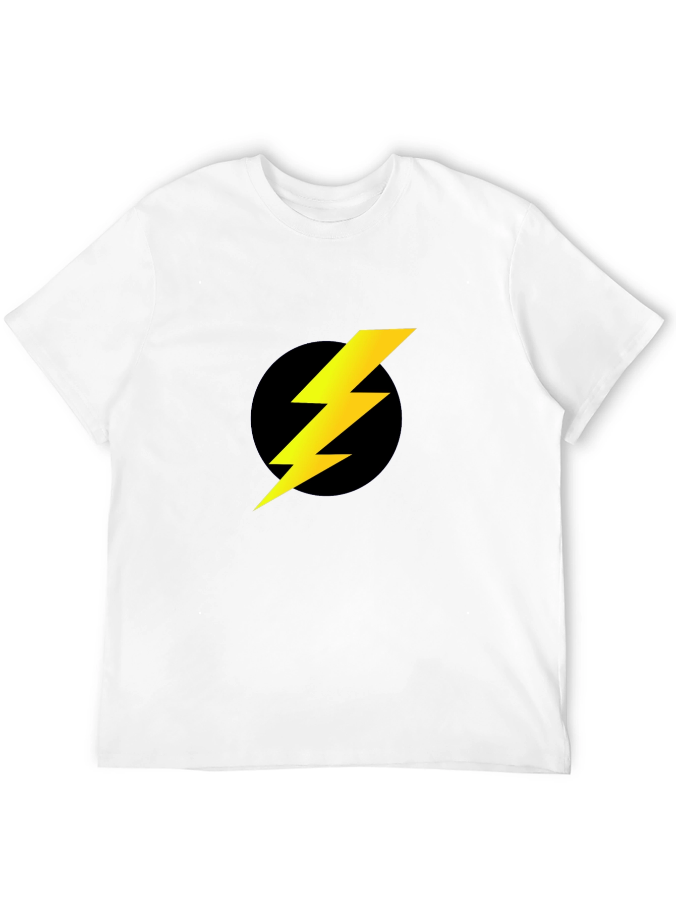Lightning Bolt Emblem Black T-Shirt