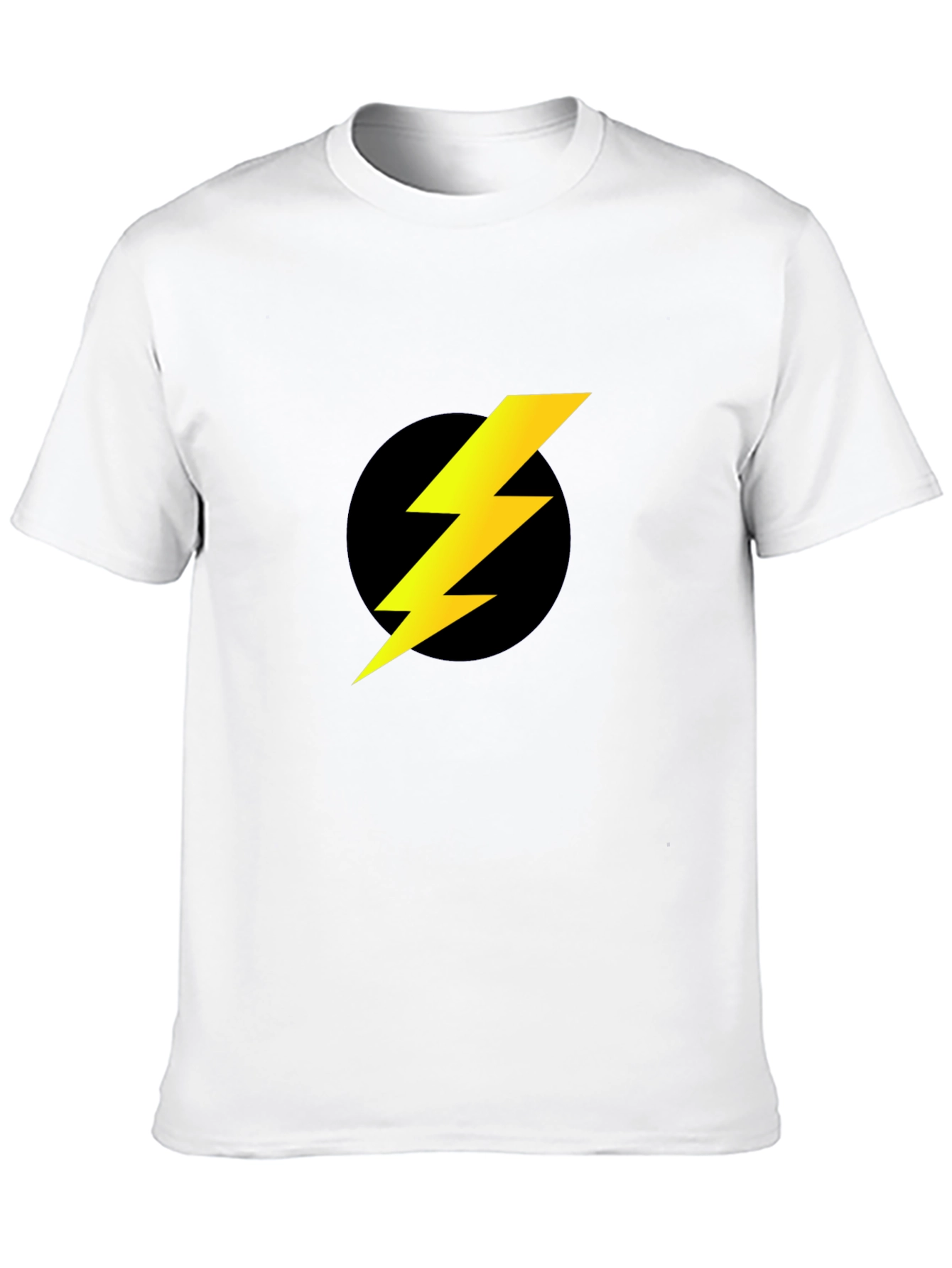Lightning Bolt Emblem Black T-Shirt