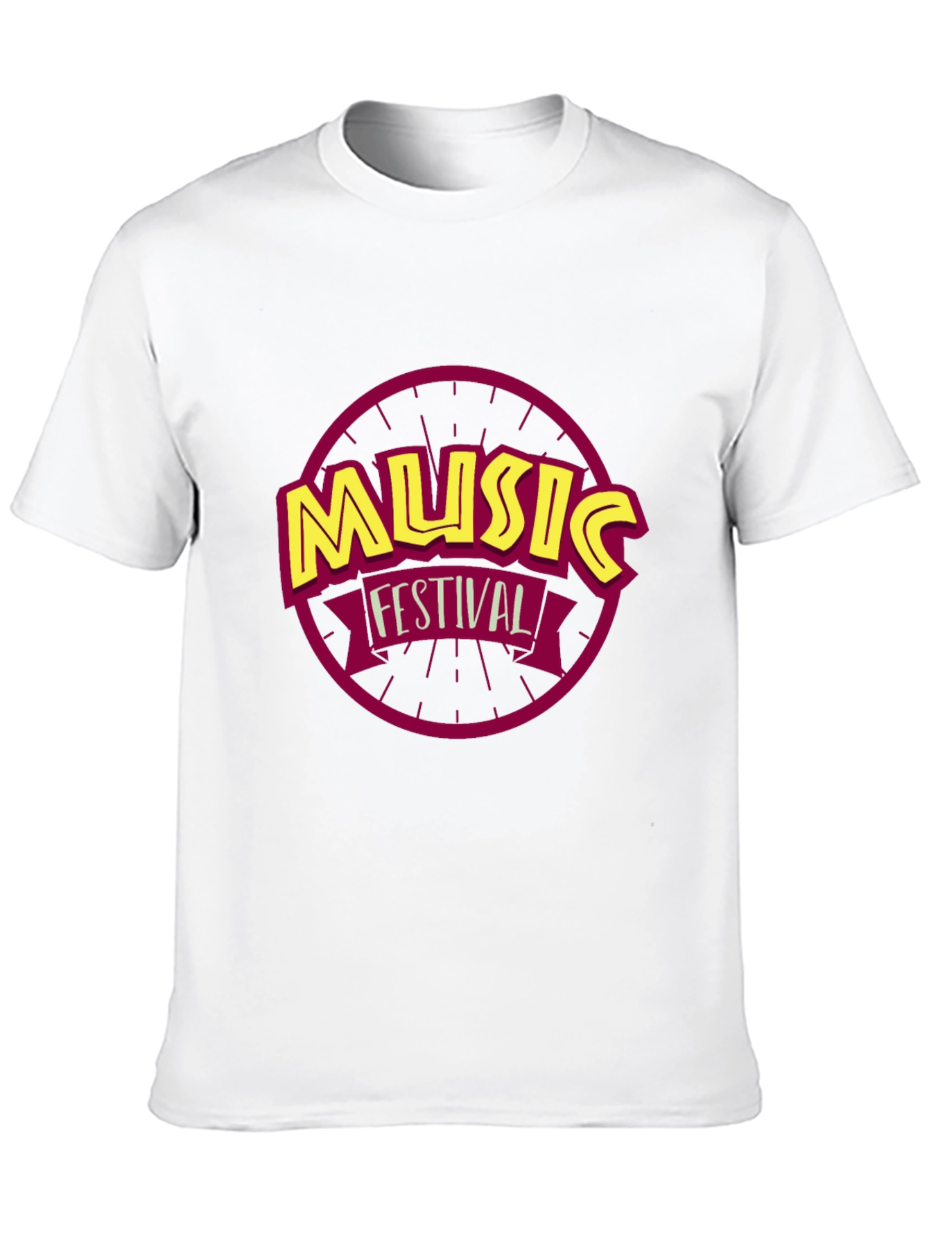 Music Festival Graphic Tee - Classic Black T-Shirt