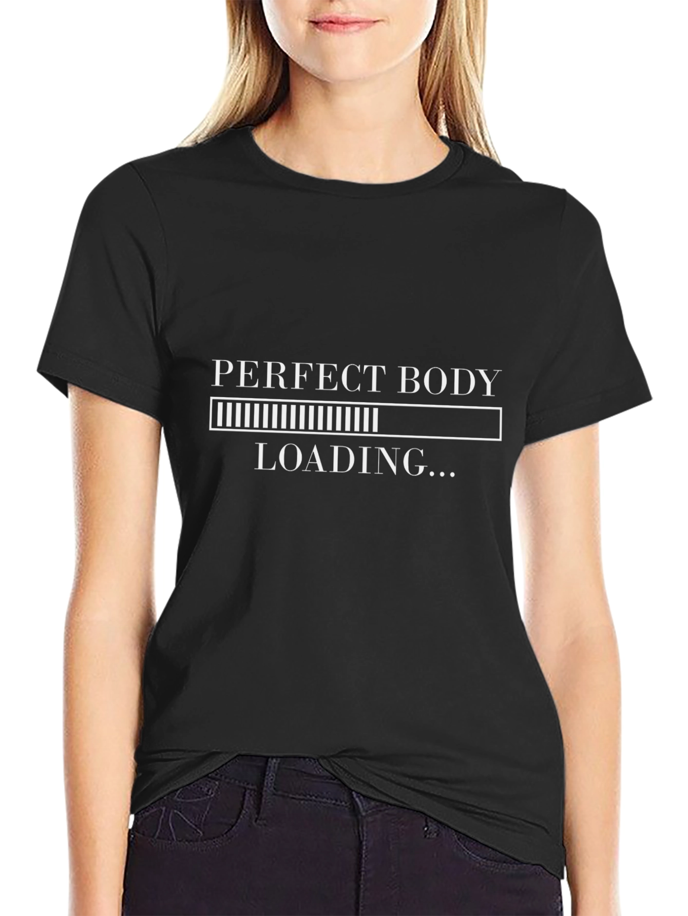Perfect Body Loading T-Shirt - Gym Humor Tee