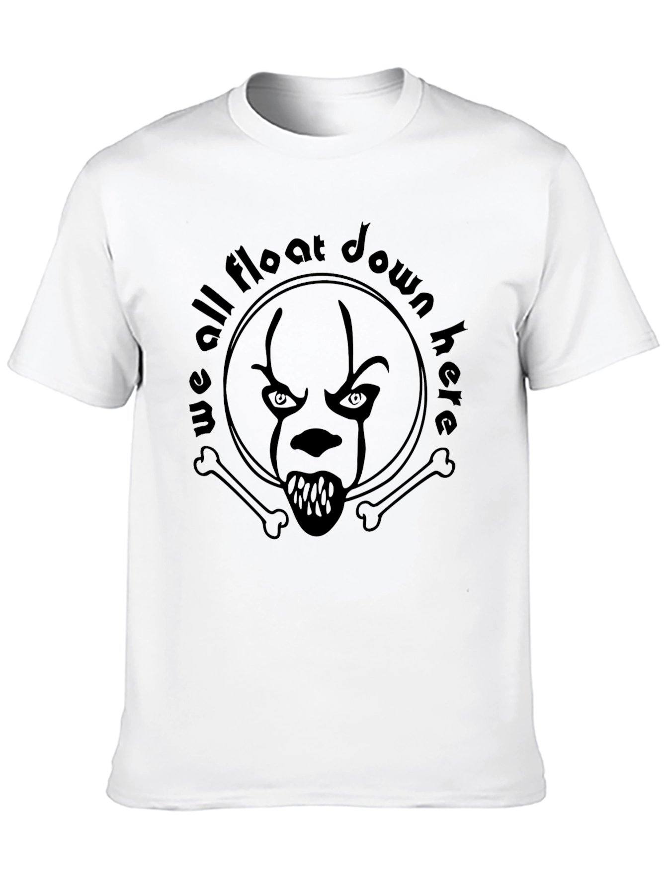 We All Float Down Here Clown Graphic T-Shirt