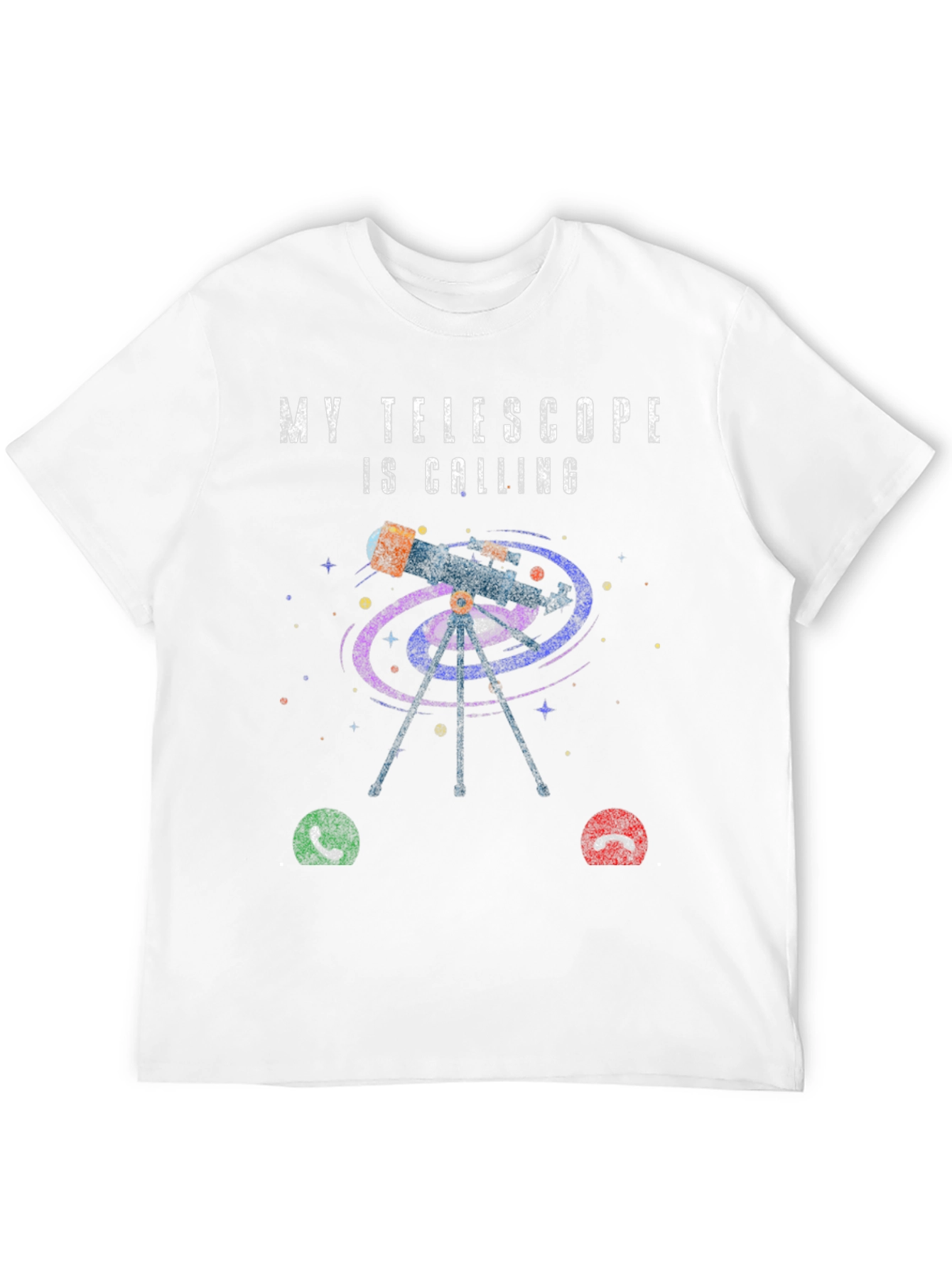 Telescope Calling Graphic T-Shirt