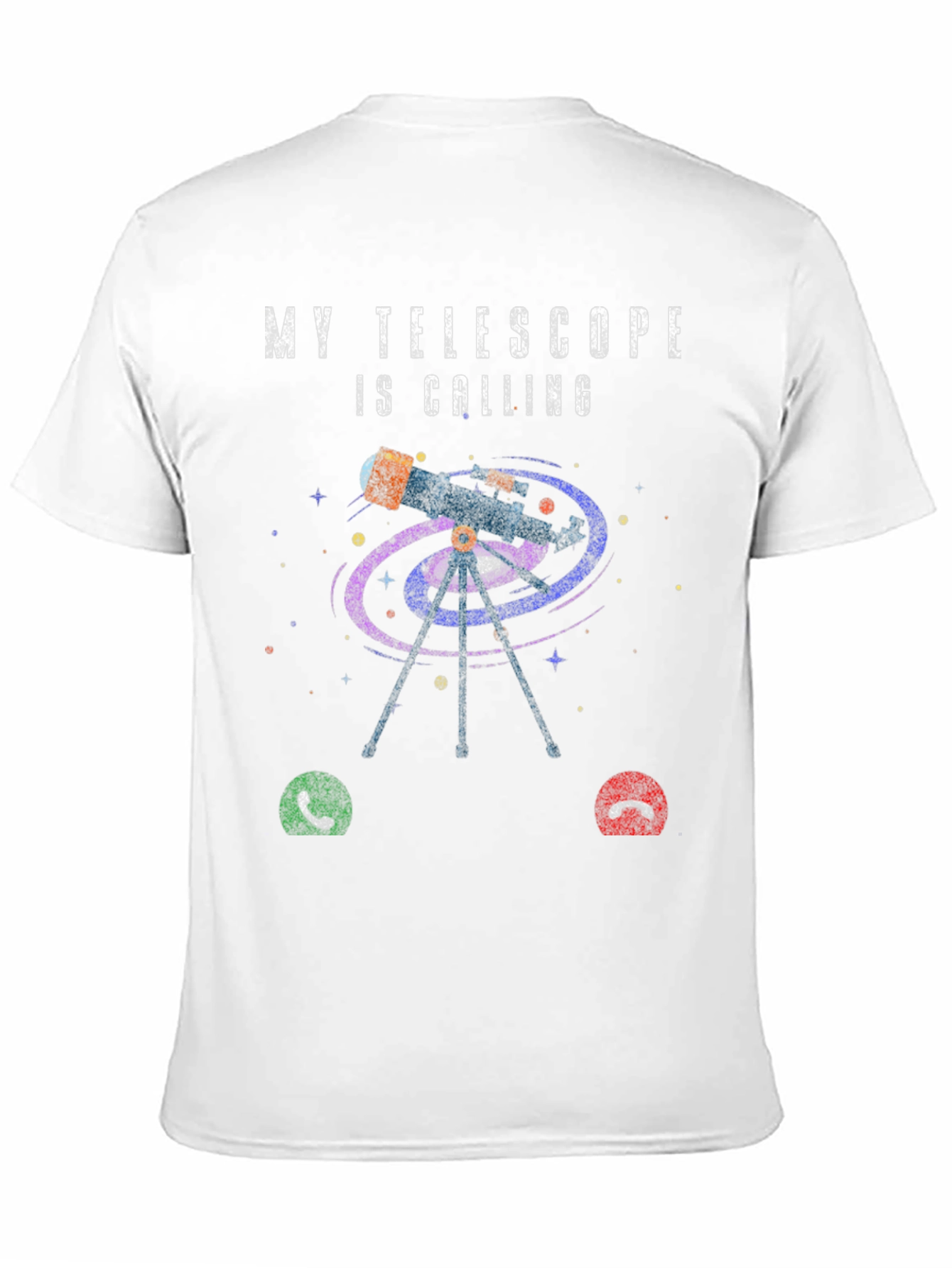 Telescope Calling Graphic T-Shirt
