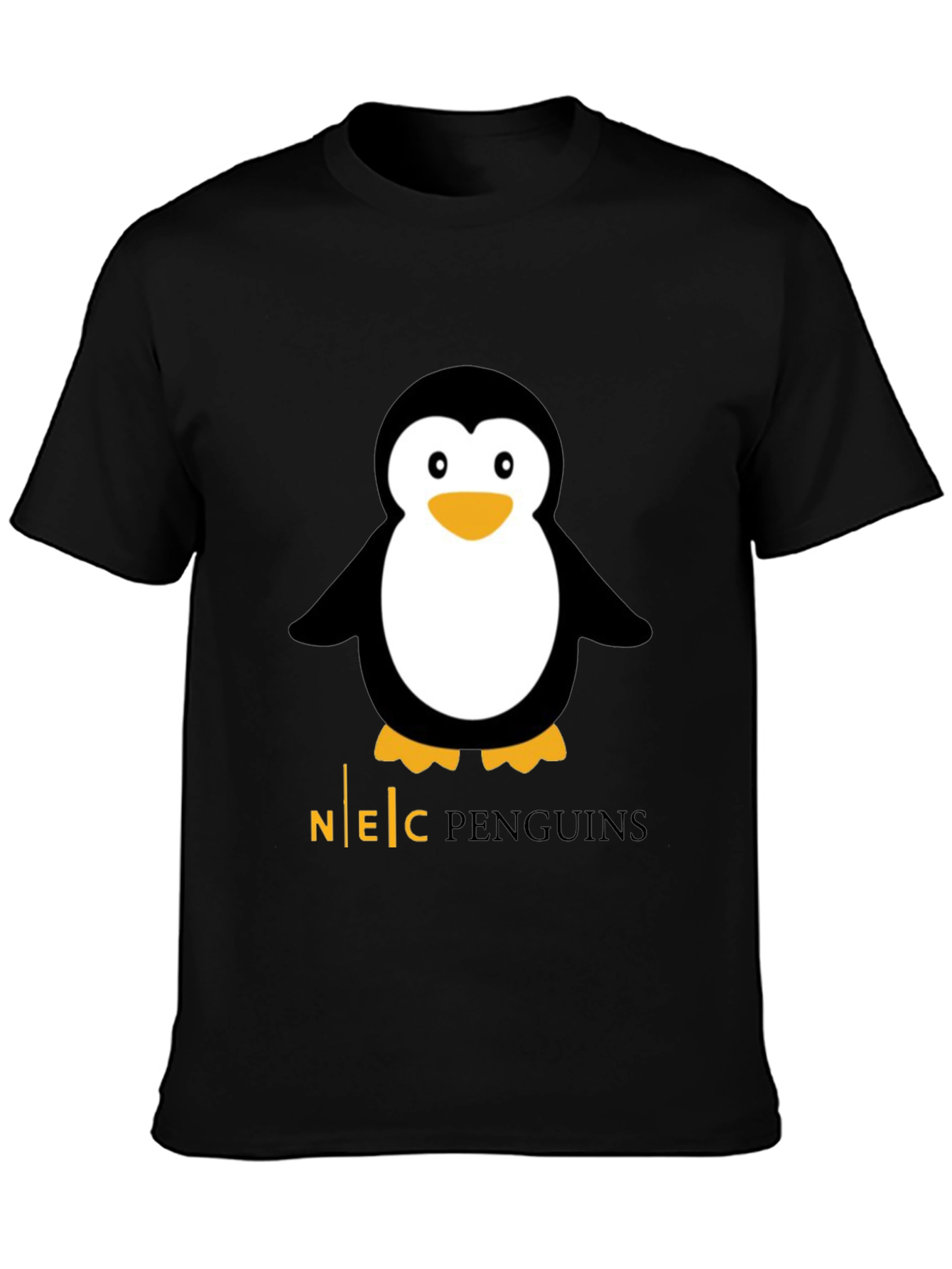 NEC Penguins Black Graphic Tee