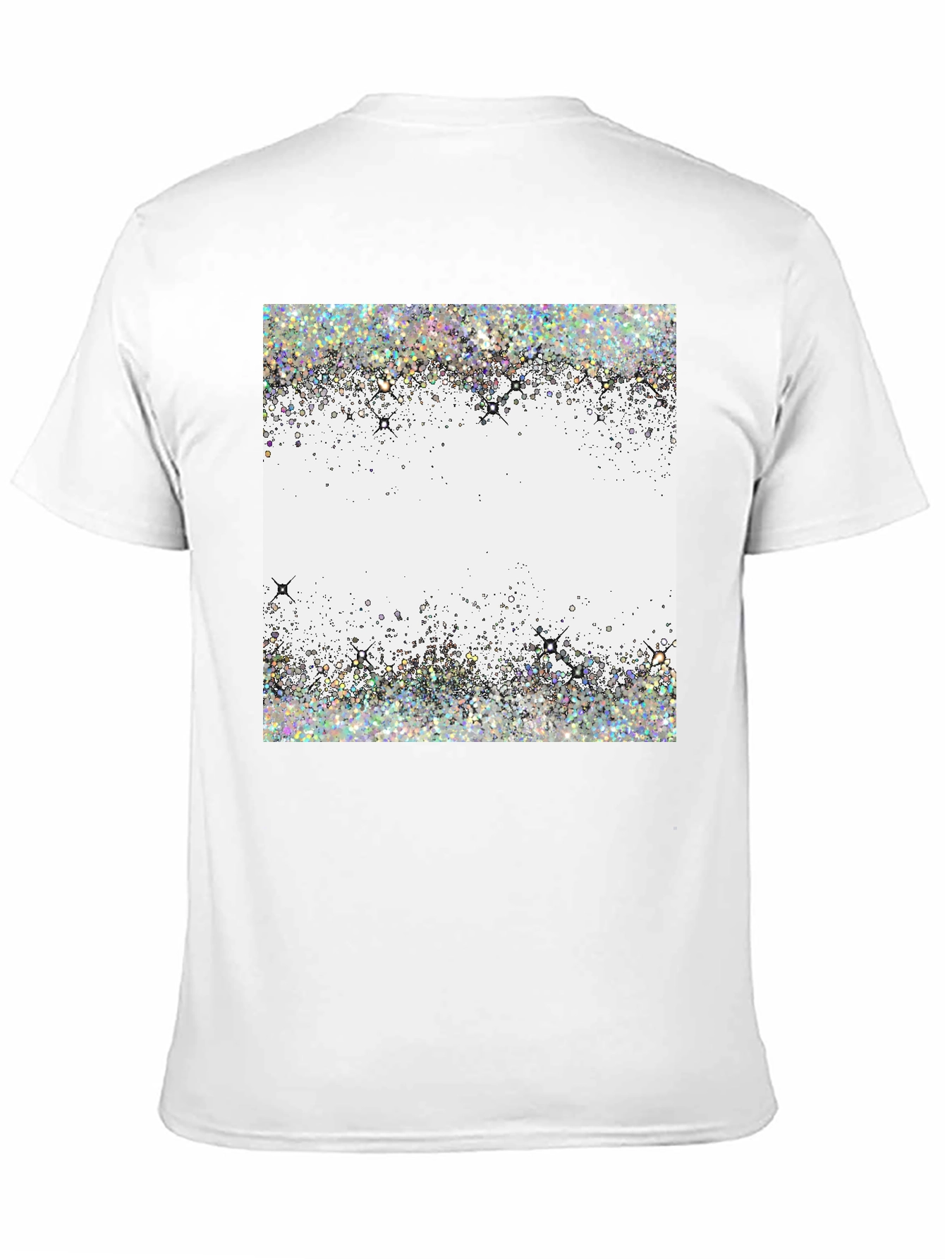 Glitter Burst Graphic Tee - Stylish Casual Wear