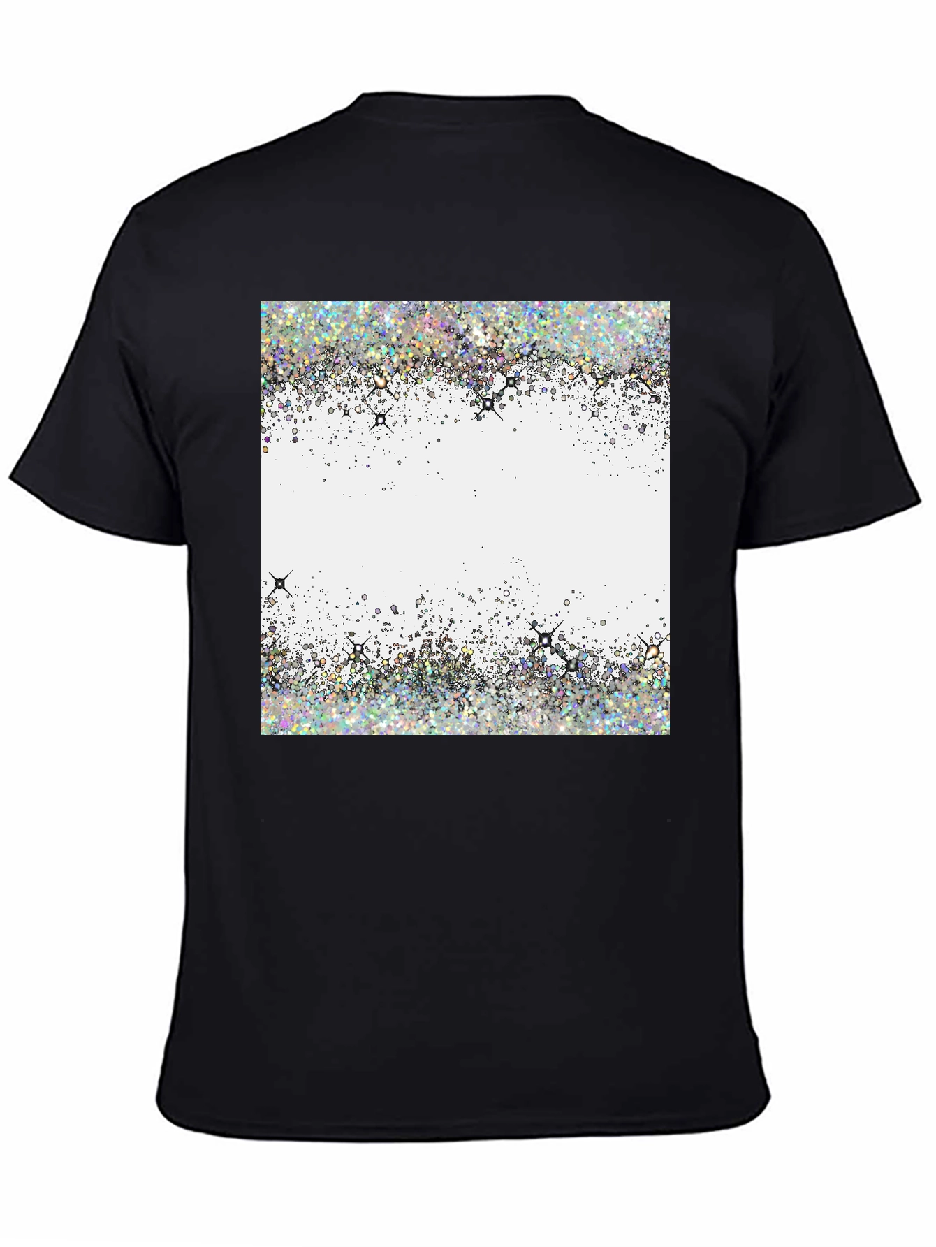 Glitter Burst Graphic Tee - Stylish Casual Wear
