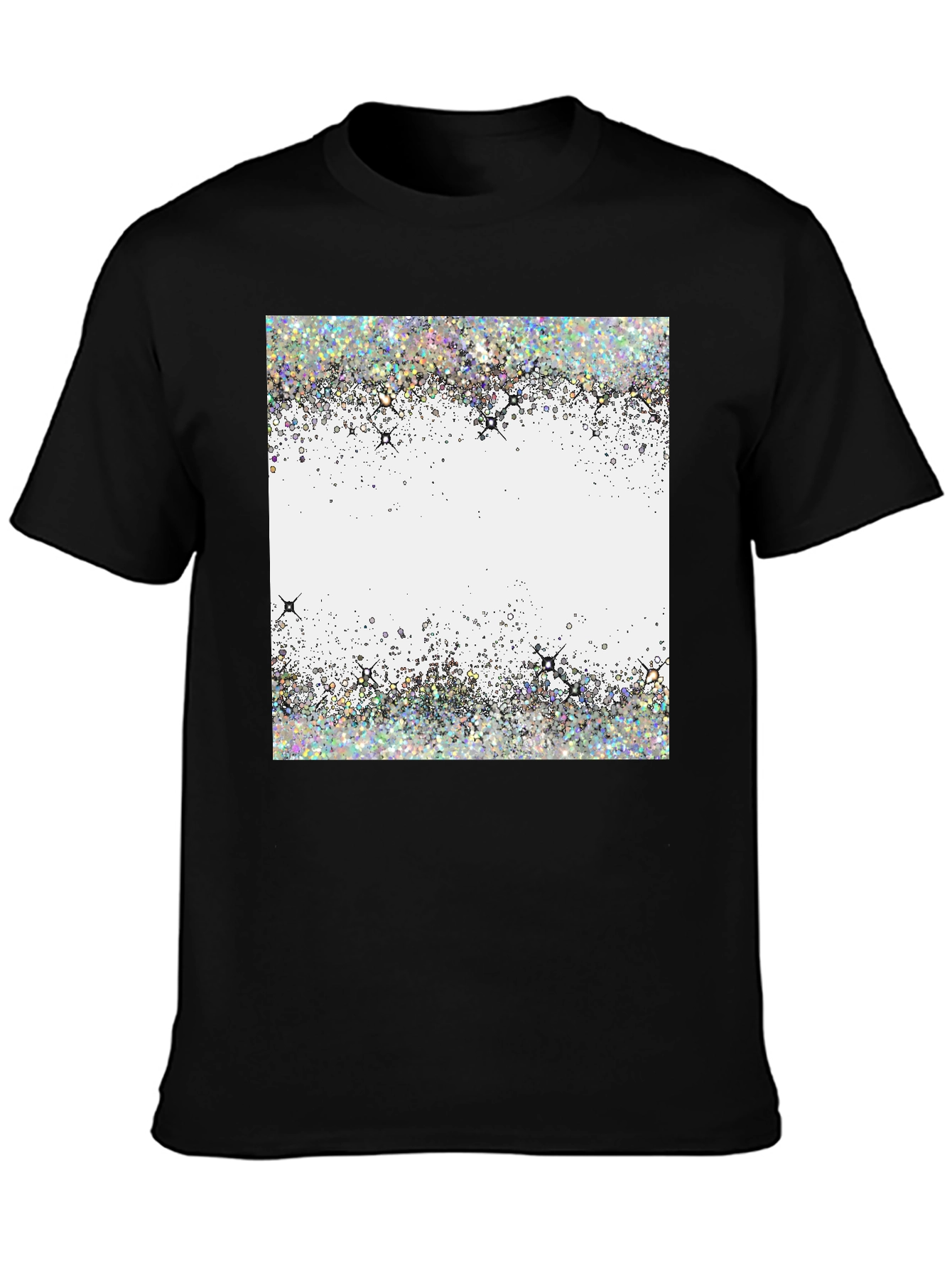 Glitter Burst Graphic Tee - Stylish Casual Wear