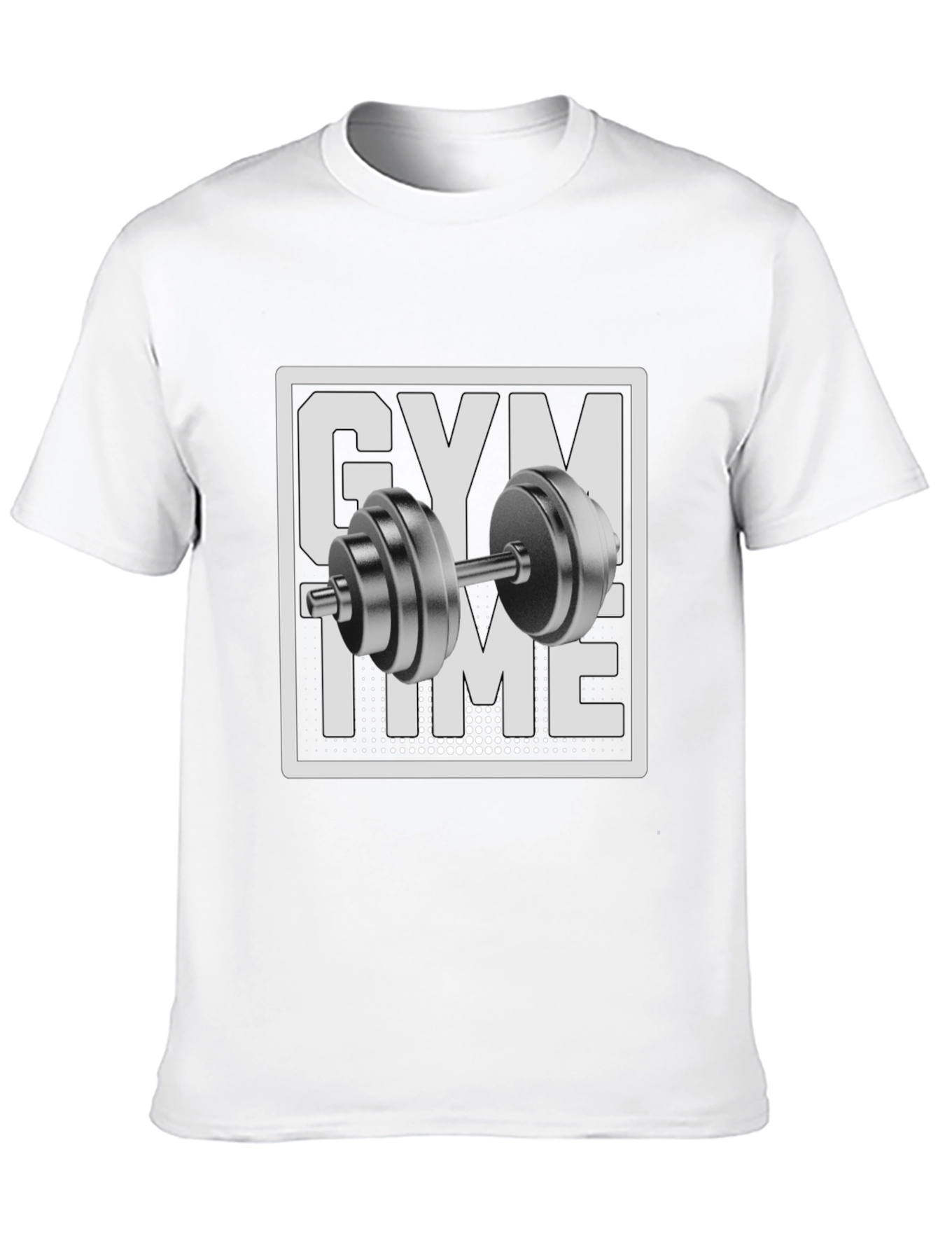 Gym Time Black Graphic T-Shirt - Workout Ready