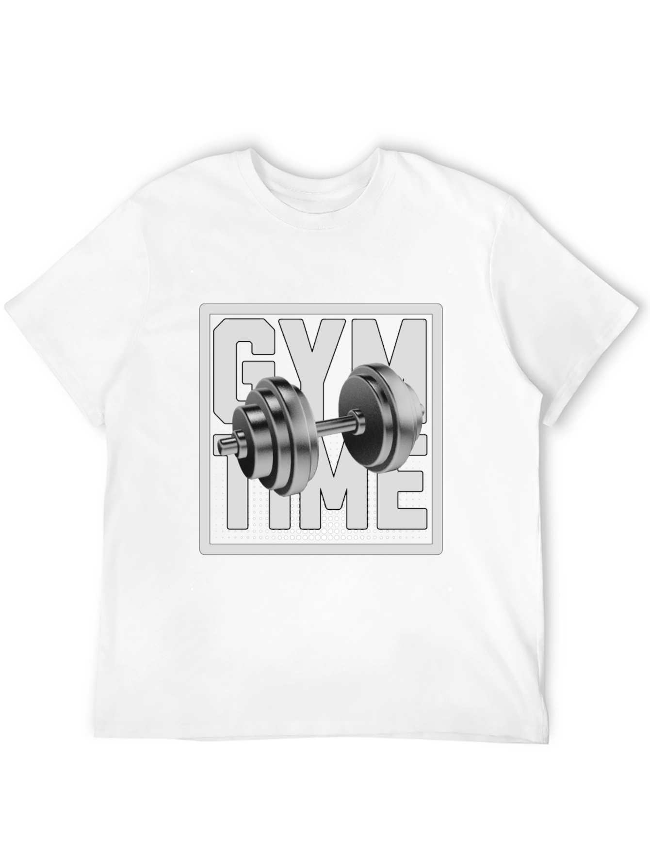 Gym Time Black Graphic T-Shirt - Workout Ready