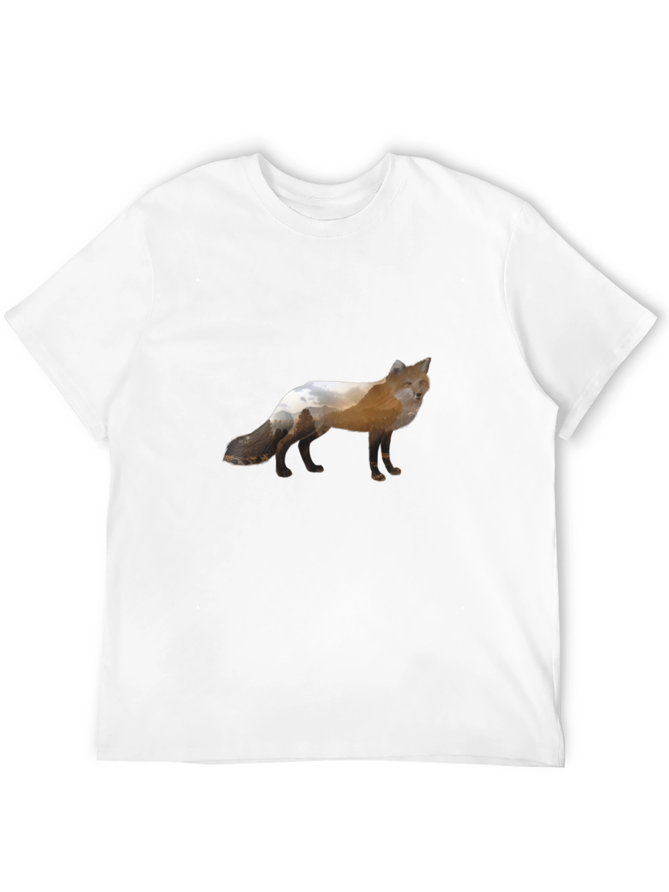 Fox Graphic Tee - Nature Inspired Design