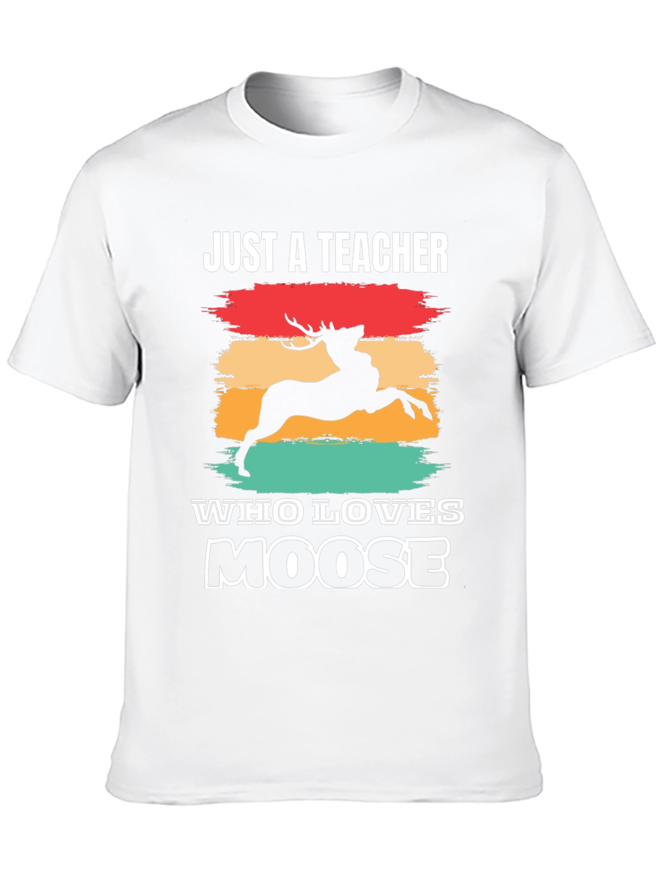 Teacher Moose Lover Graphic T-Shirt
