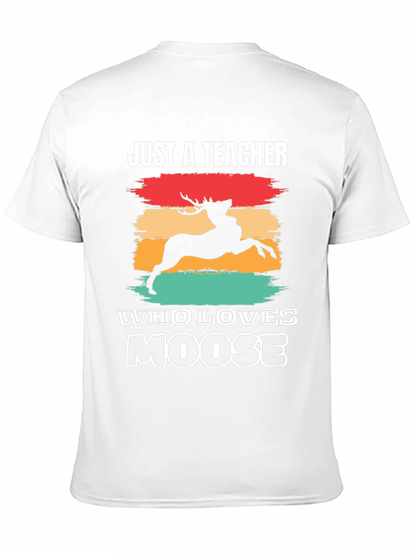 Teacher Moose Lover Graphic T-Shirt
