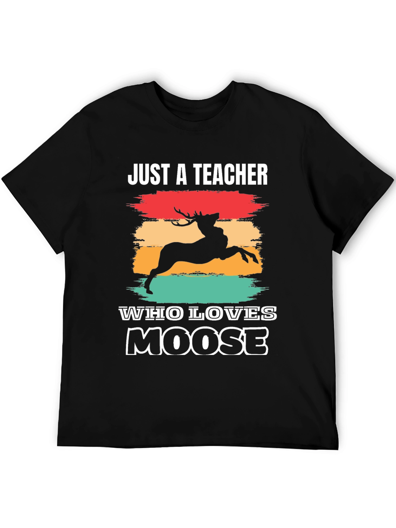 Teacher Moose Lover Graphic T-Shirt