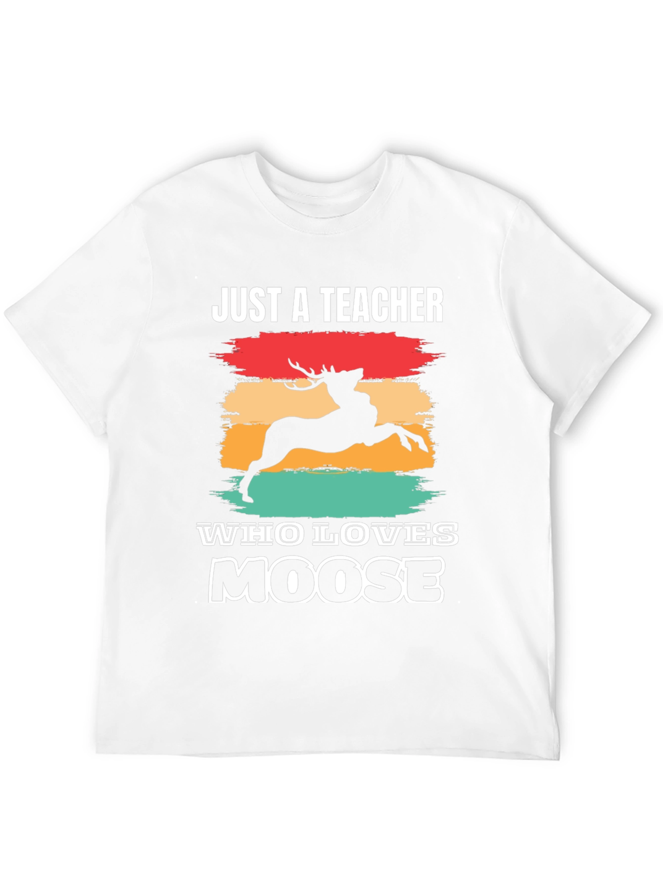 Teacher Moose Lover Graphic T-Shirt