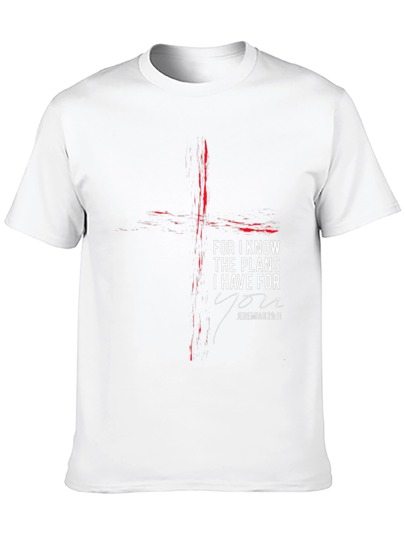 Faith Inspired Tee - Jeremiah 29:11 Graphic T-Shirt