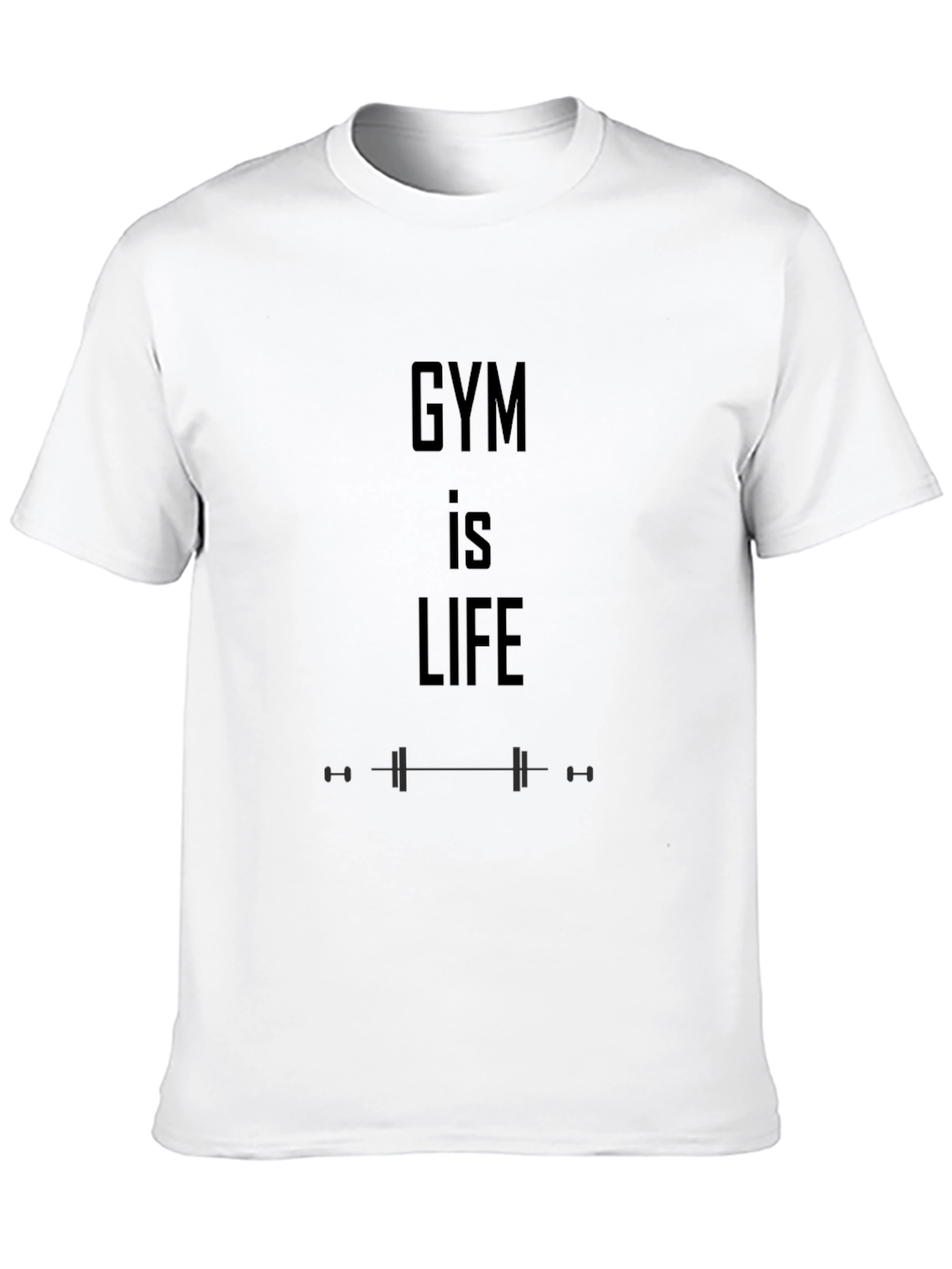 Gym is Life Black T-Shirt