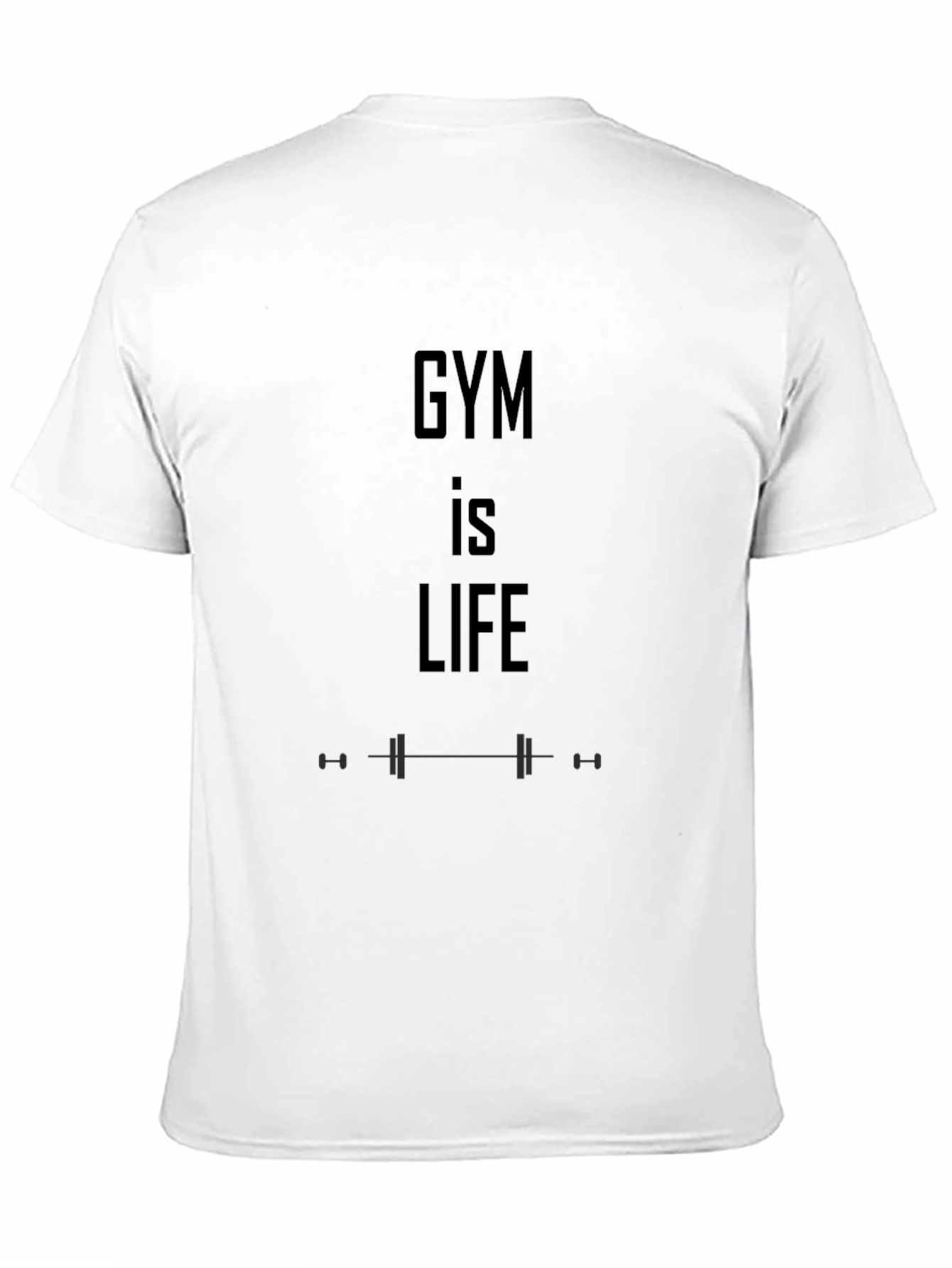 Gym is Life Black T-Shirt