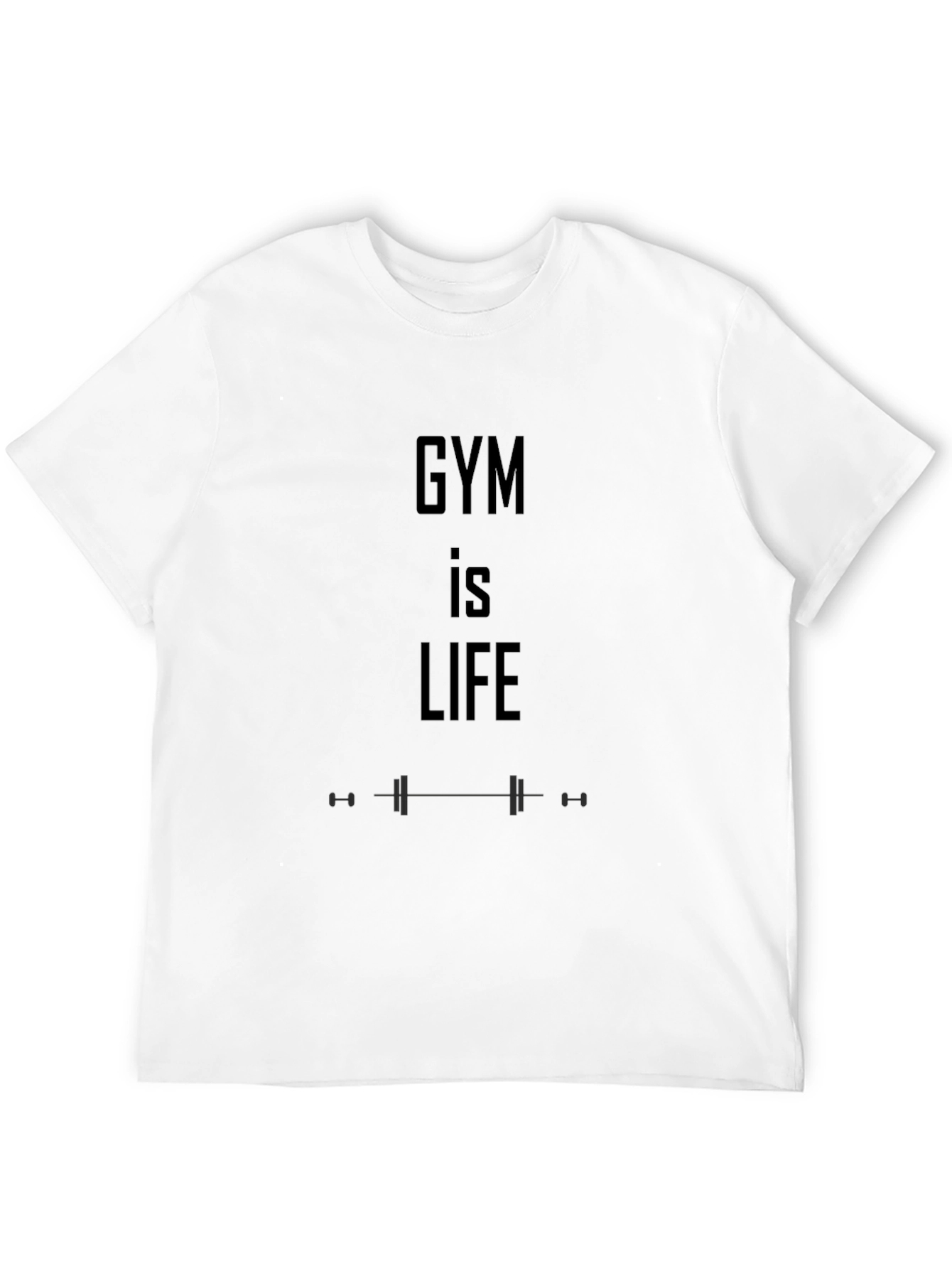 Gym is Life Black T-Shirt