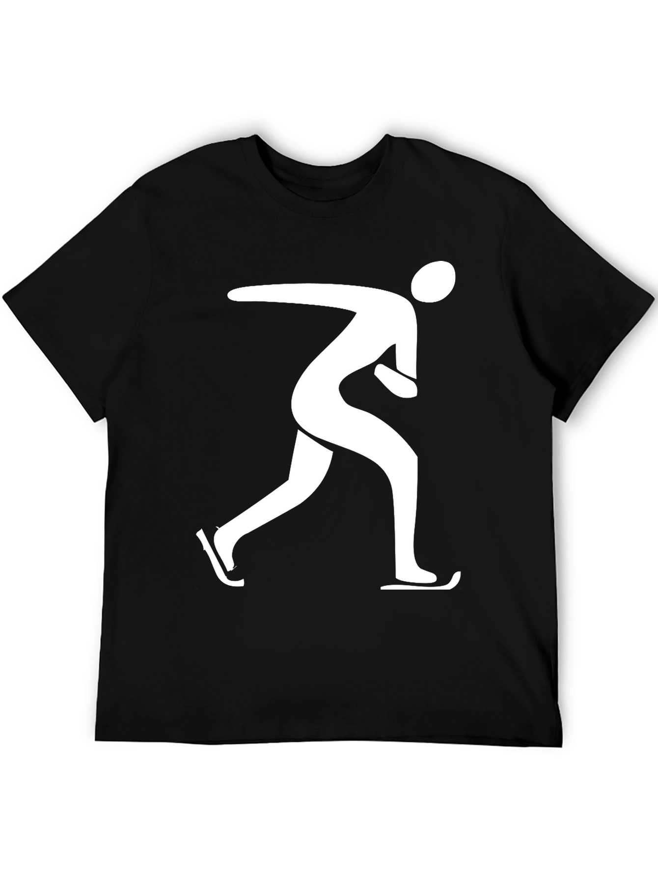 Speed Skating T-Shirt - Black