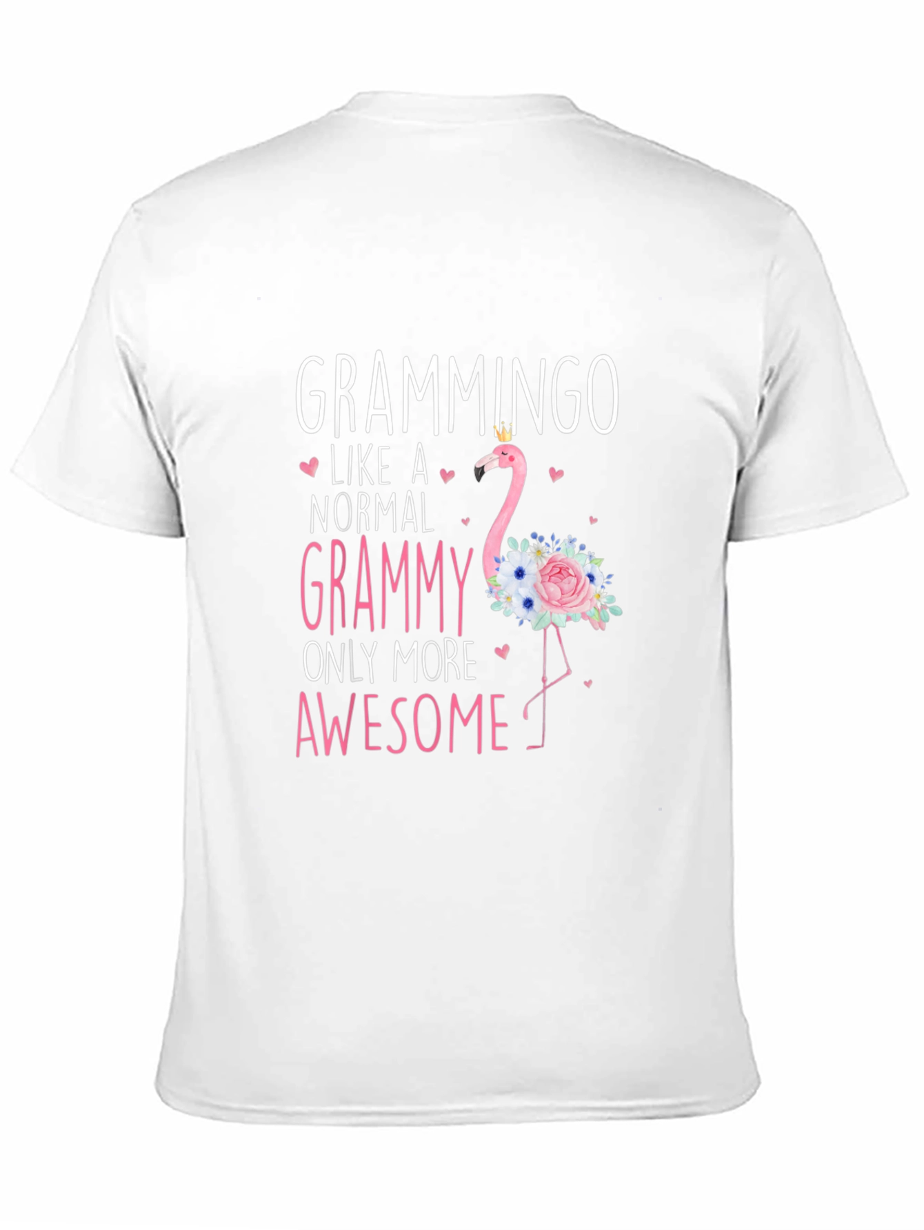 Grammingo Grammy T-Shirt: Awesome Flamingo Grandma Tee