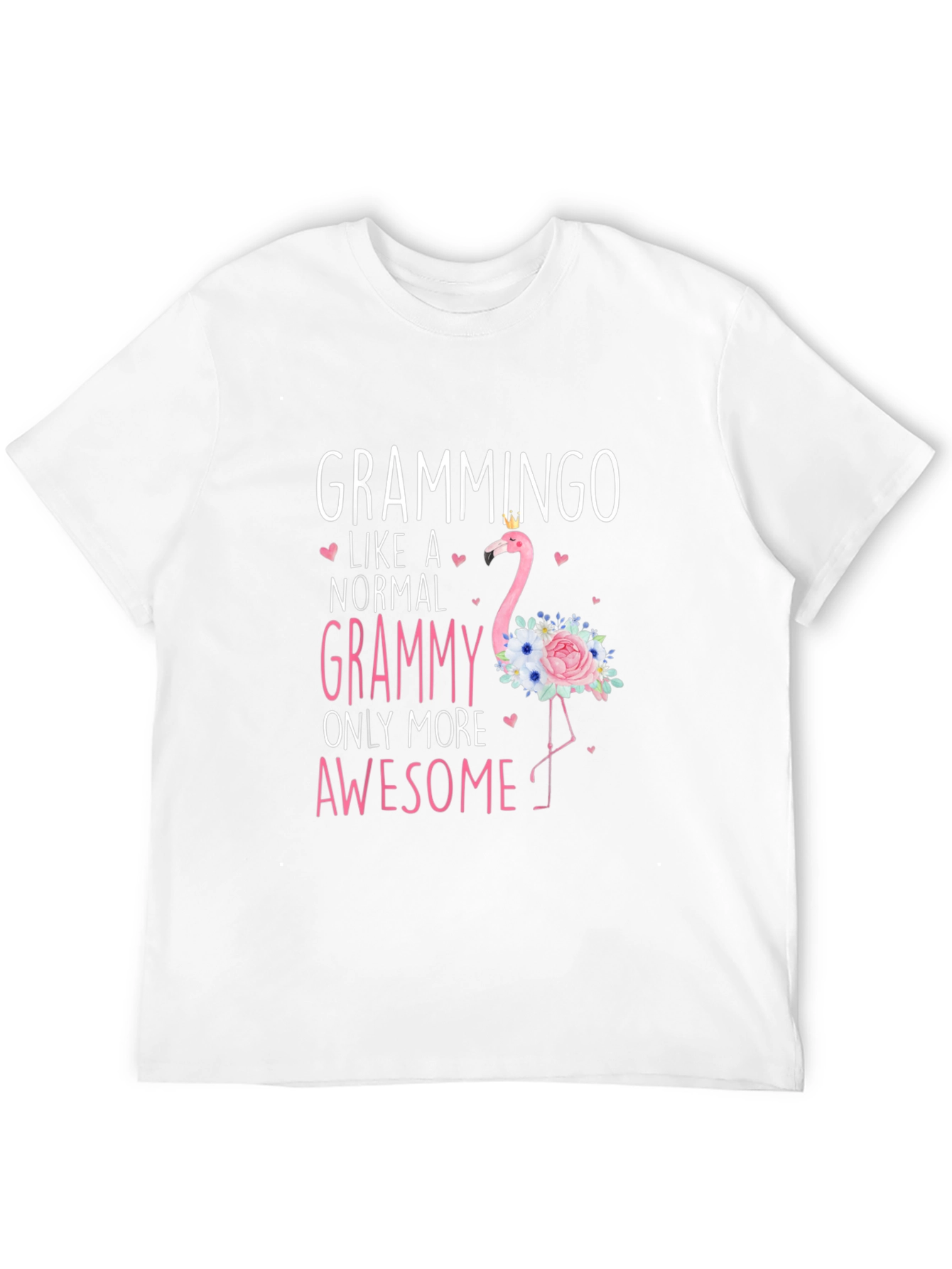 Grammingo Grammy T-Shirt: Awesome Flamingo Grandma Tee