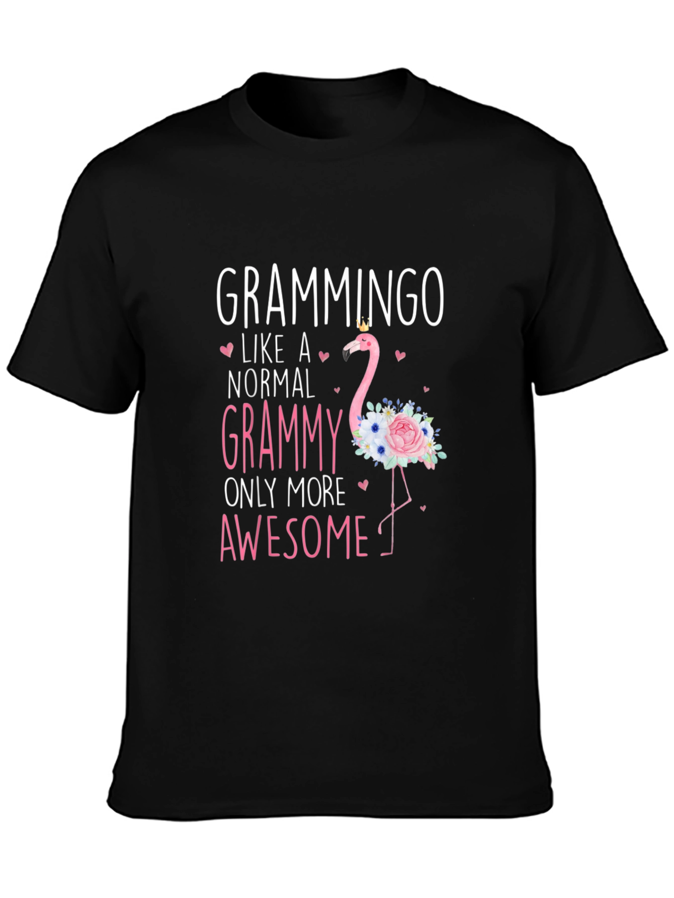 Grammingo Grammy T-Shirt: Awesome Flamingo Grandma Tee