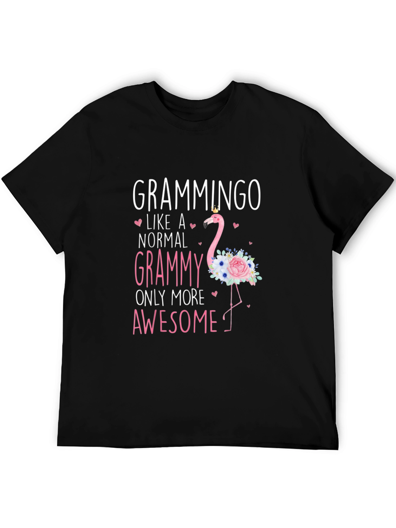 Grammingo Grammy T-Shirt: Awesome Flamingo Grandma Tee