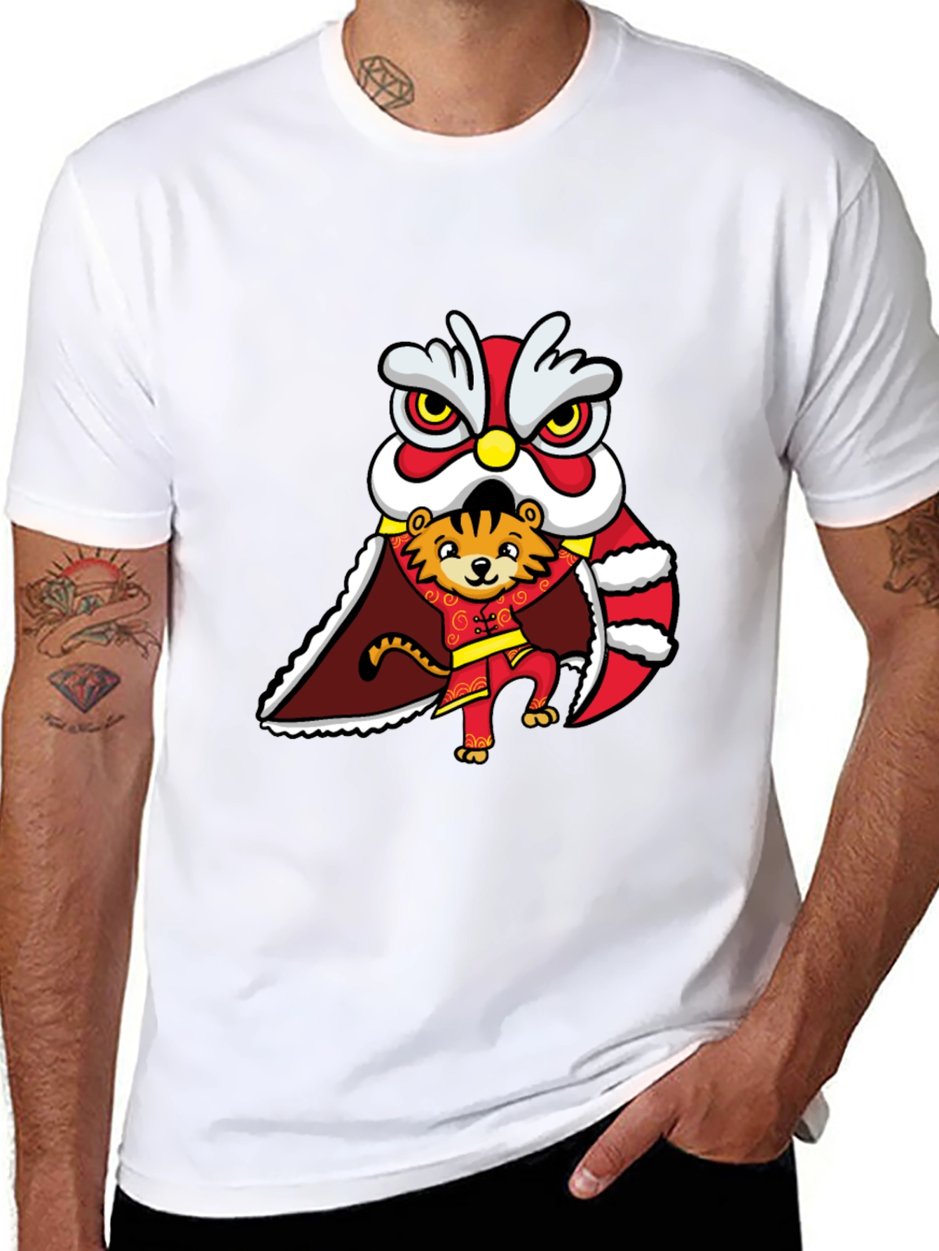 Year of the Tiger Lion Dance T-Shirt