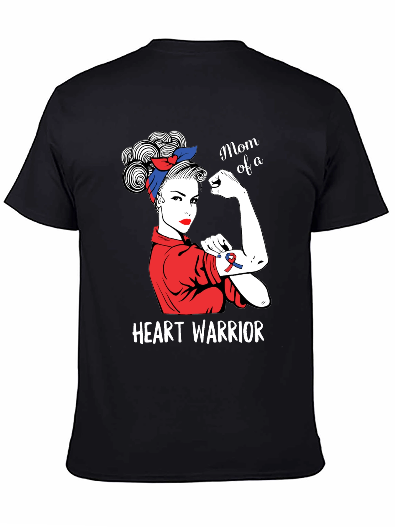 Mom of a Heart Warrior Graphic T-Shirt