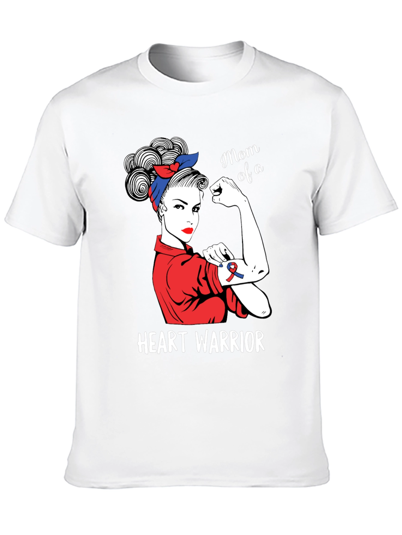 Mom of a Heart Warrior Graphic T-Shirt