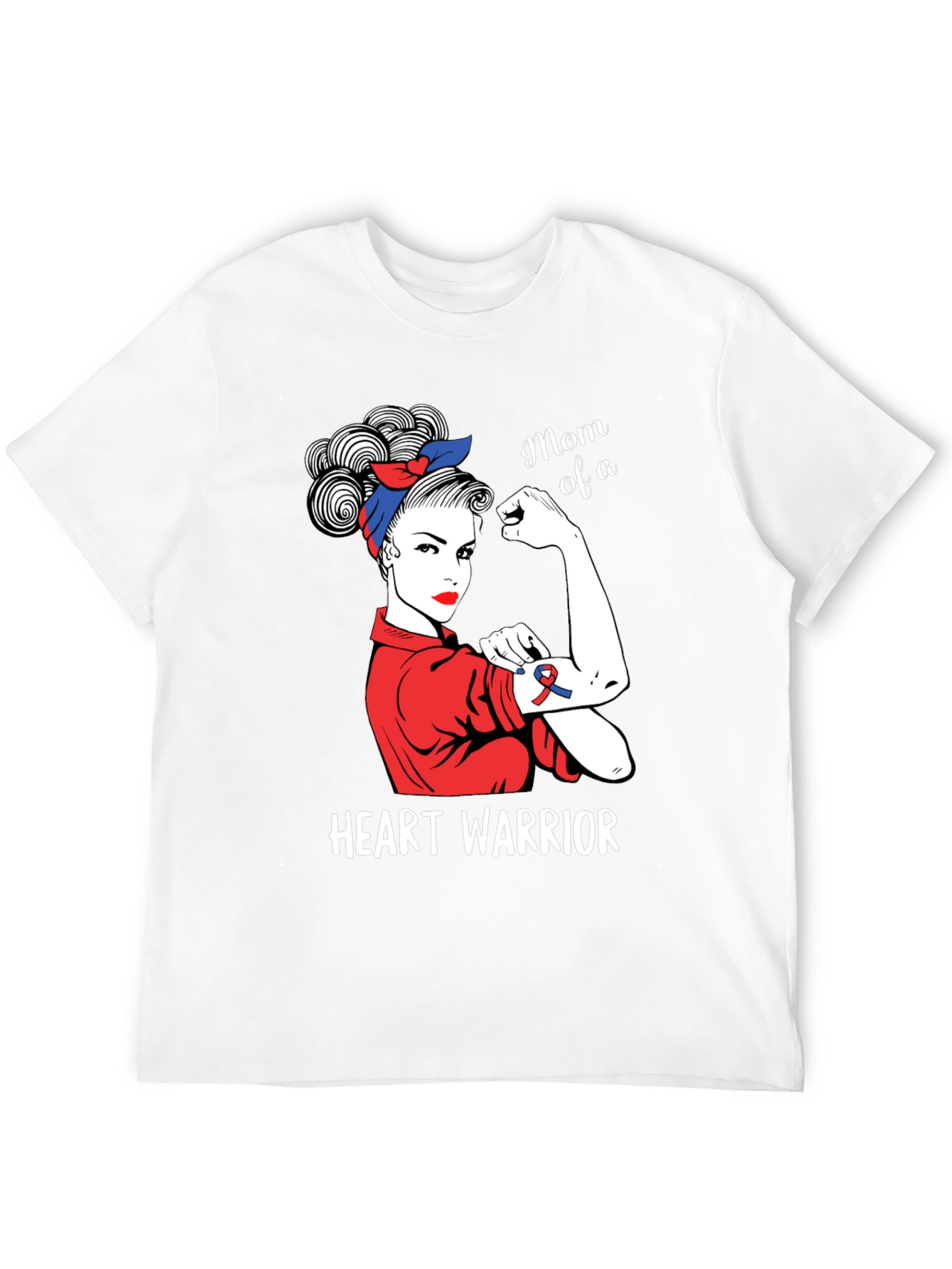 Mom of a Heart Warrior Graphic T-Shirt
