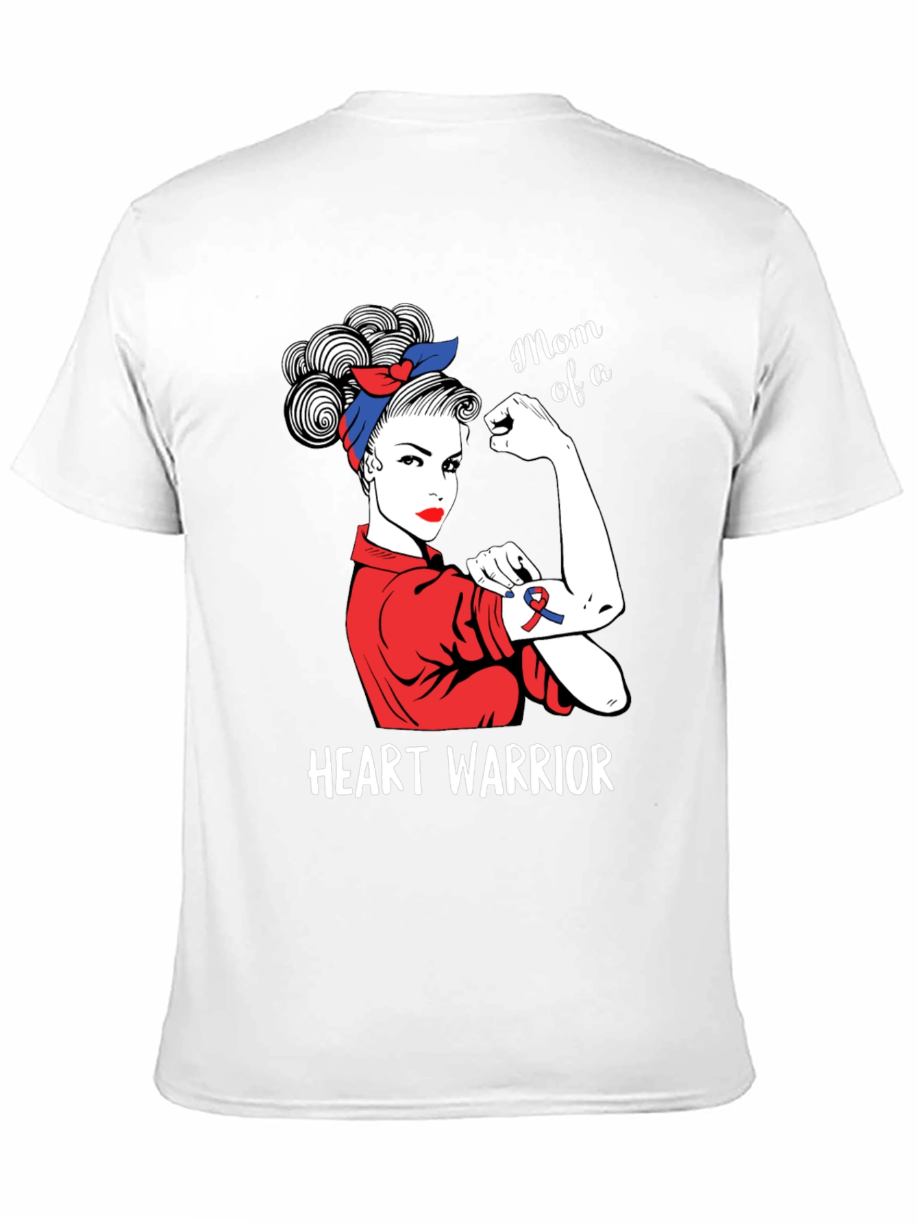Mom of a Heart Warrior Graphic T-Shirt