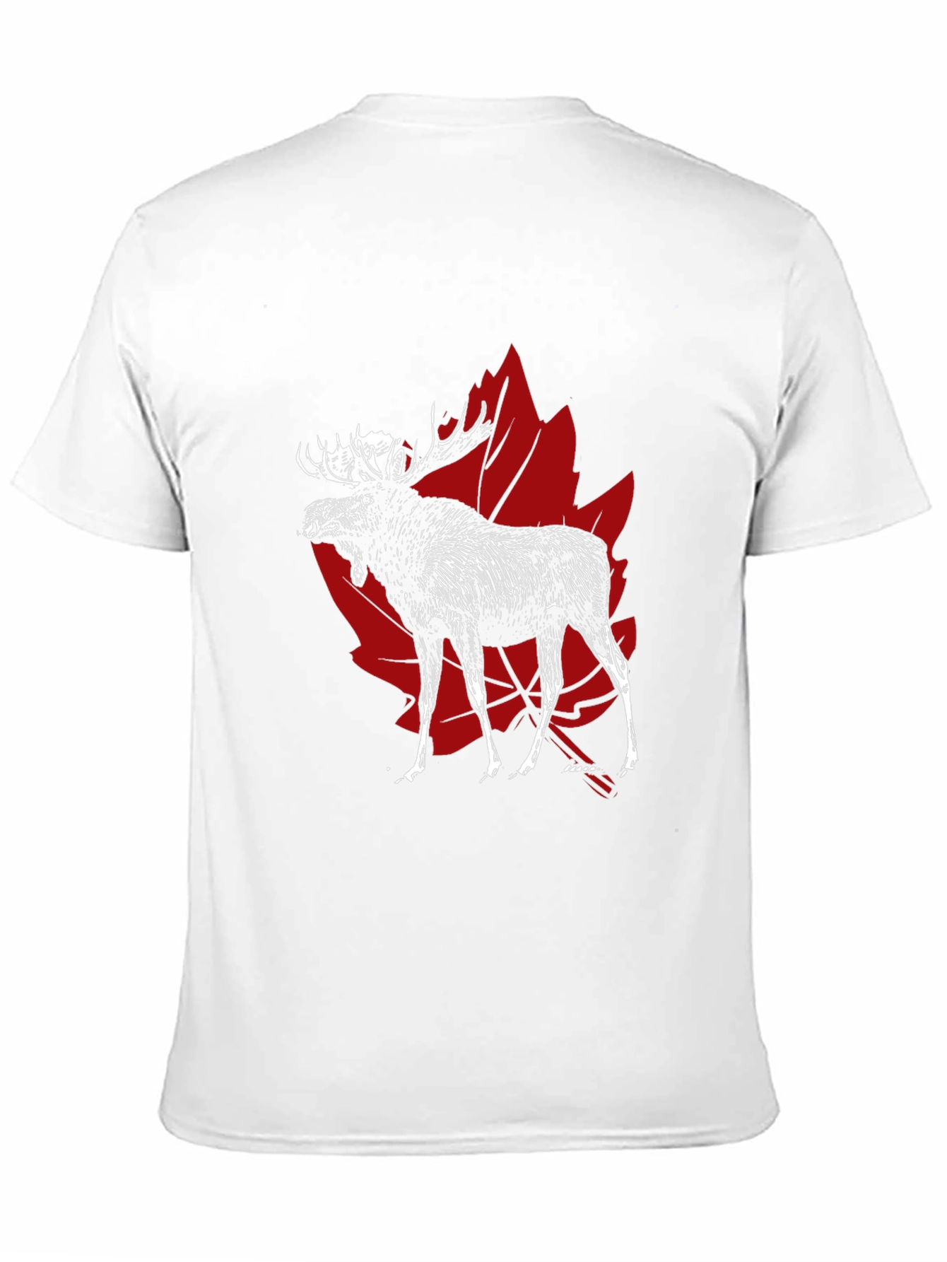 Moose Canada Maple Leaf Graphic T-Shirt