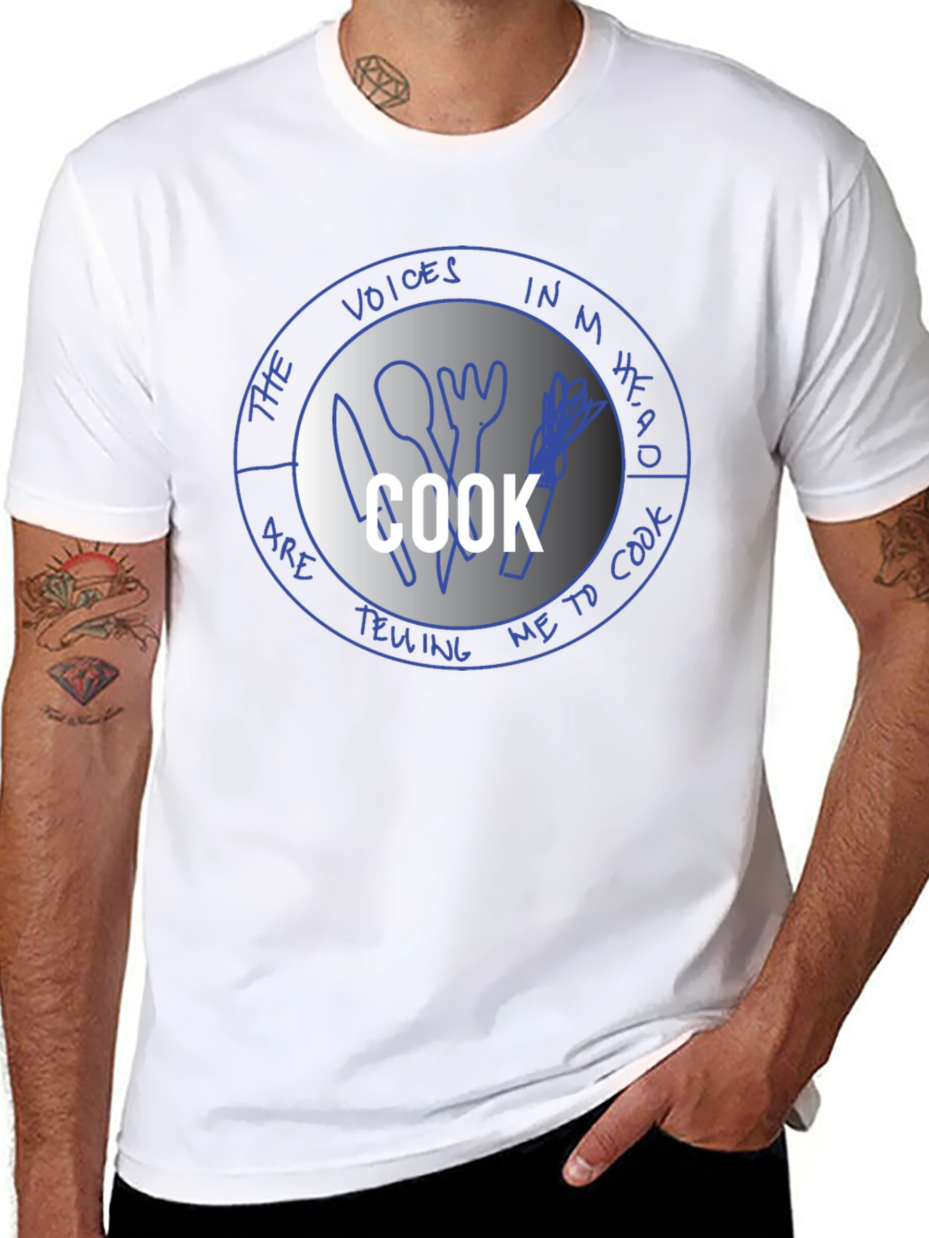Voices in My Head Cook T-Shirt