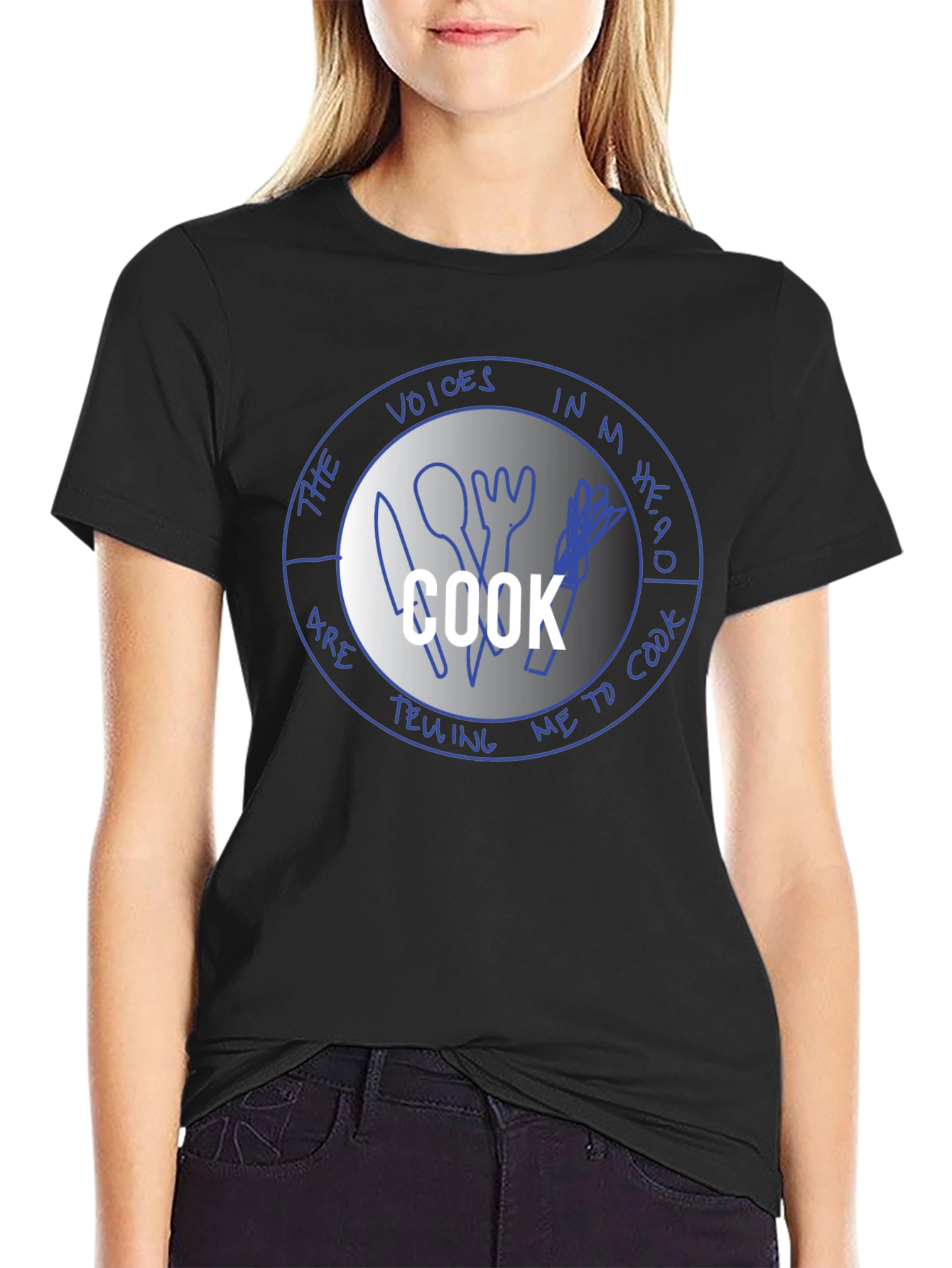 Voices in My Head Cook T-Shirt