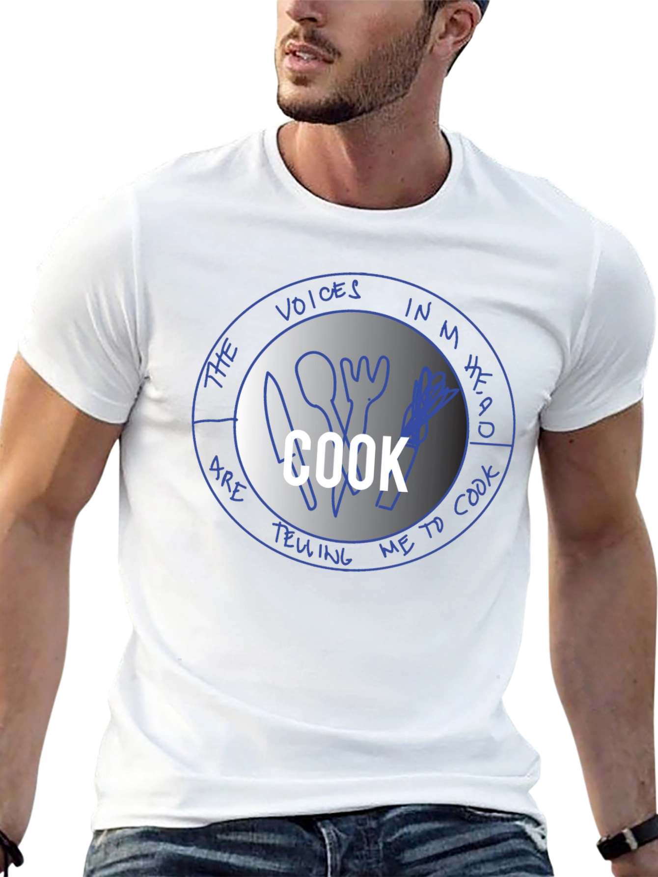 Voices in My Head Cook T-Shirt