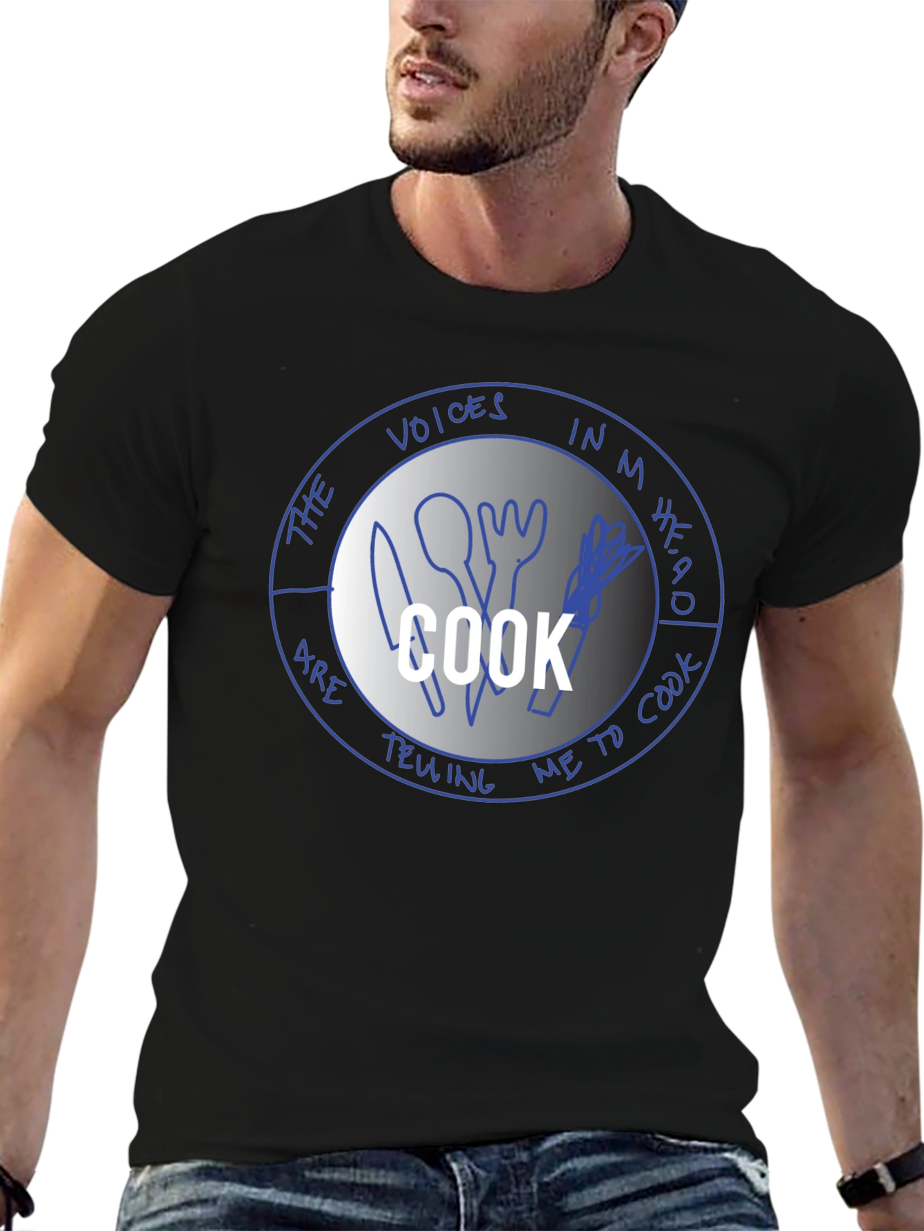 Voices in My Head Cook T-Shirt