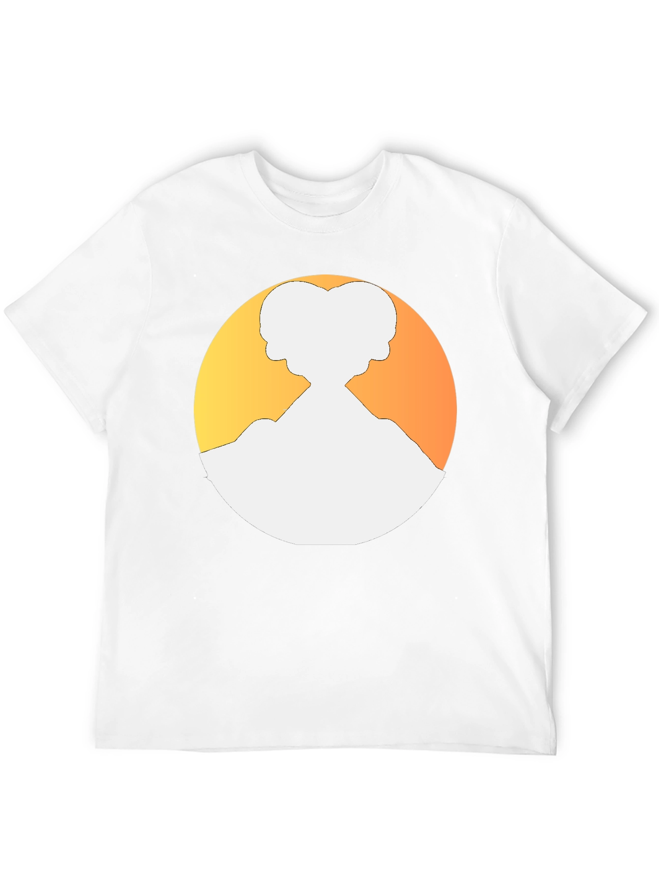 Silhouette Graphic Tee - Retro Style Black T-Shirt