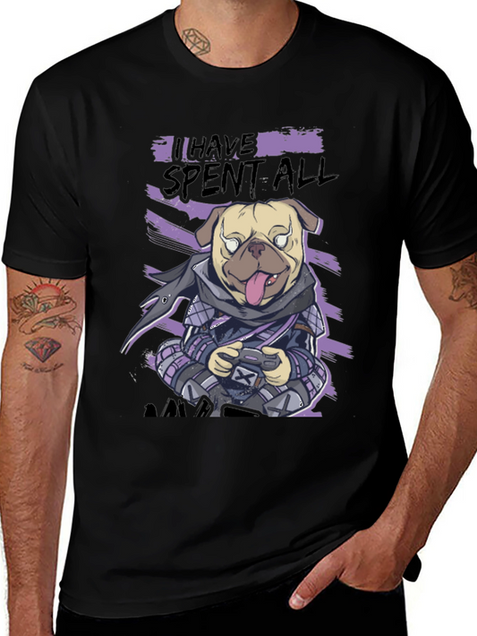 Gamer Pug T-Shirt - I Have Spent All