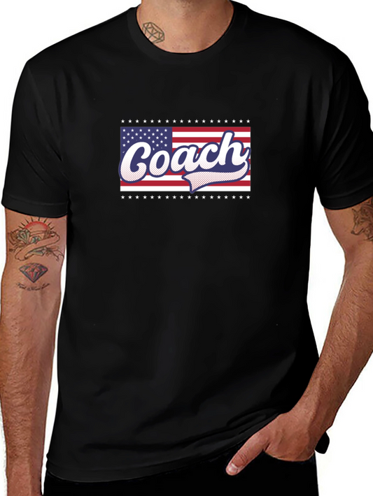Coach American Flag Graphic T-Shirt