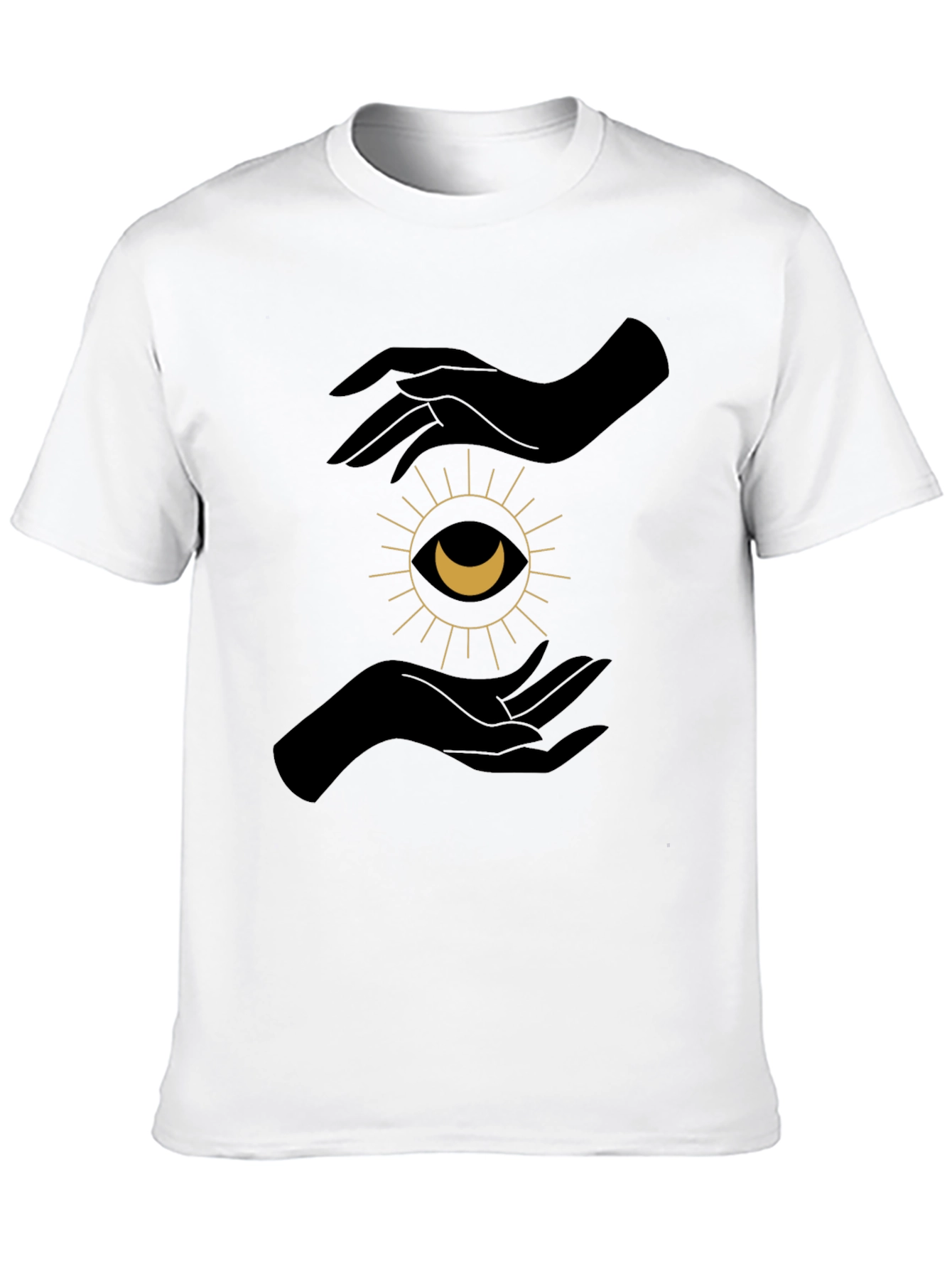 Mystic Hands Graphic Tee - Stylish Unisex T-Shirt