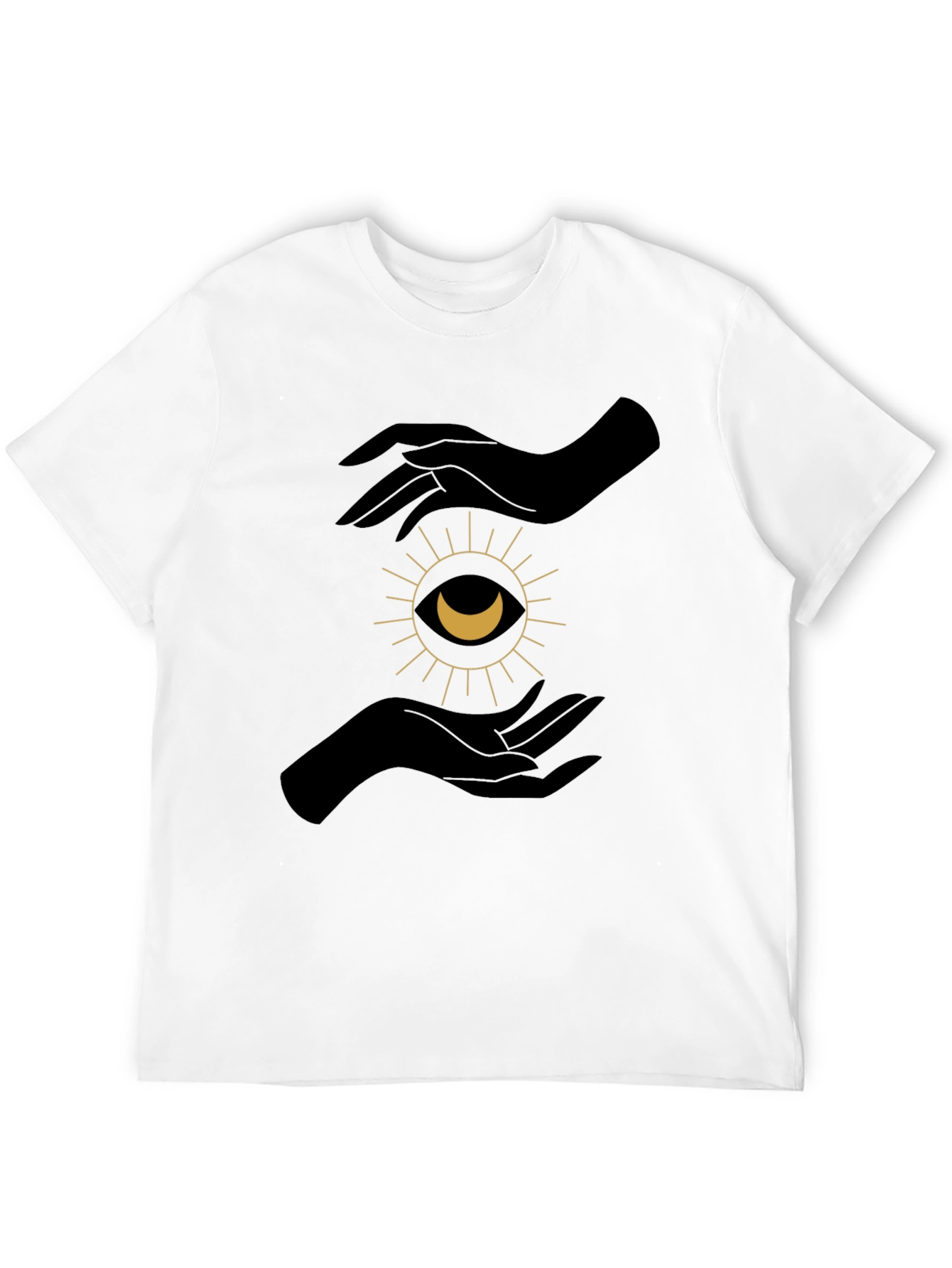 Mystic Hands Graphic Tee - Stylish Unisex T-Shirt
