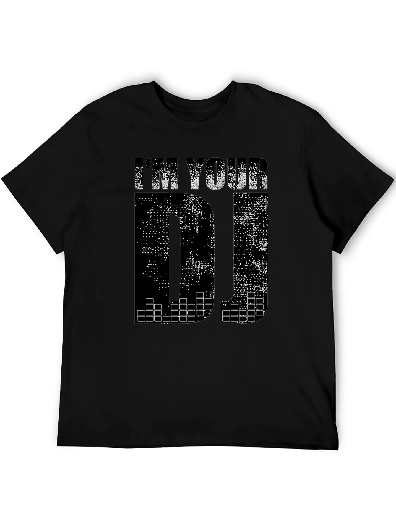 Im Your DJ Graphic Print Crew Neck T-Shirt