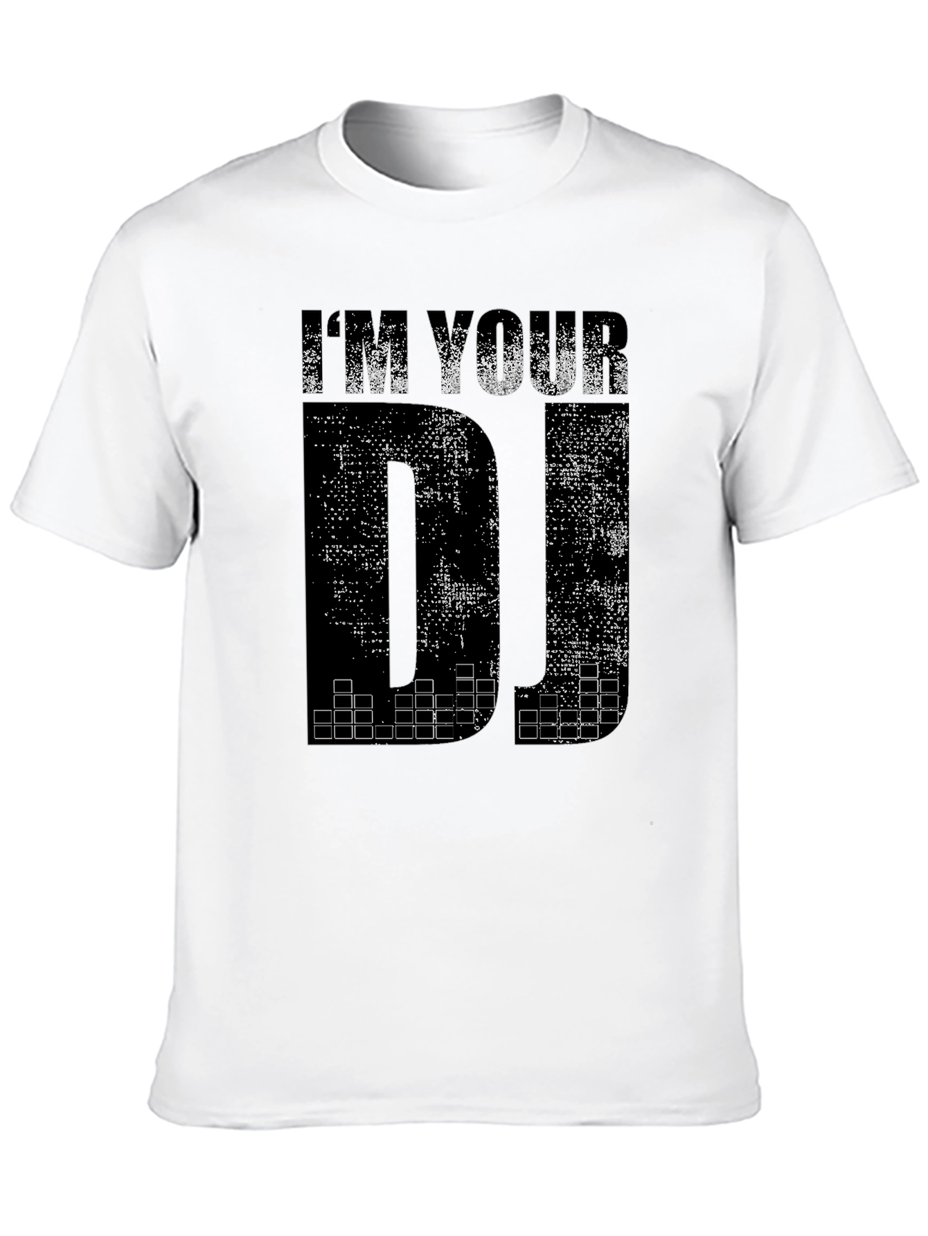 Im Your DJ Graphic Print Crew Neck T-Shirt