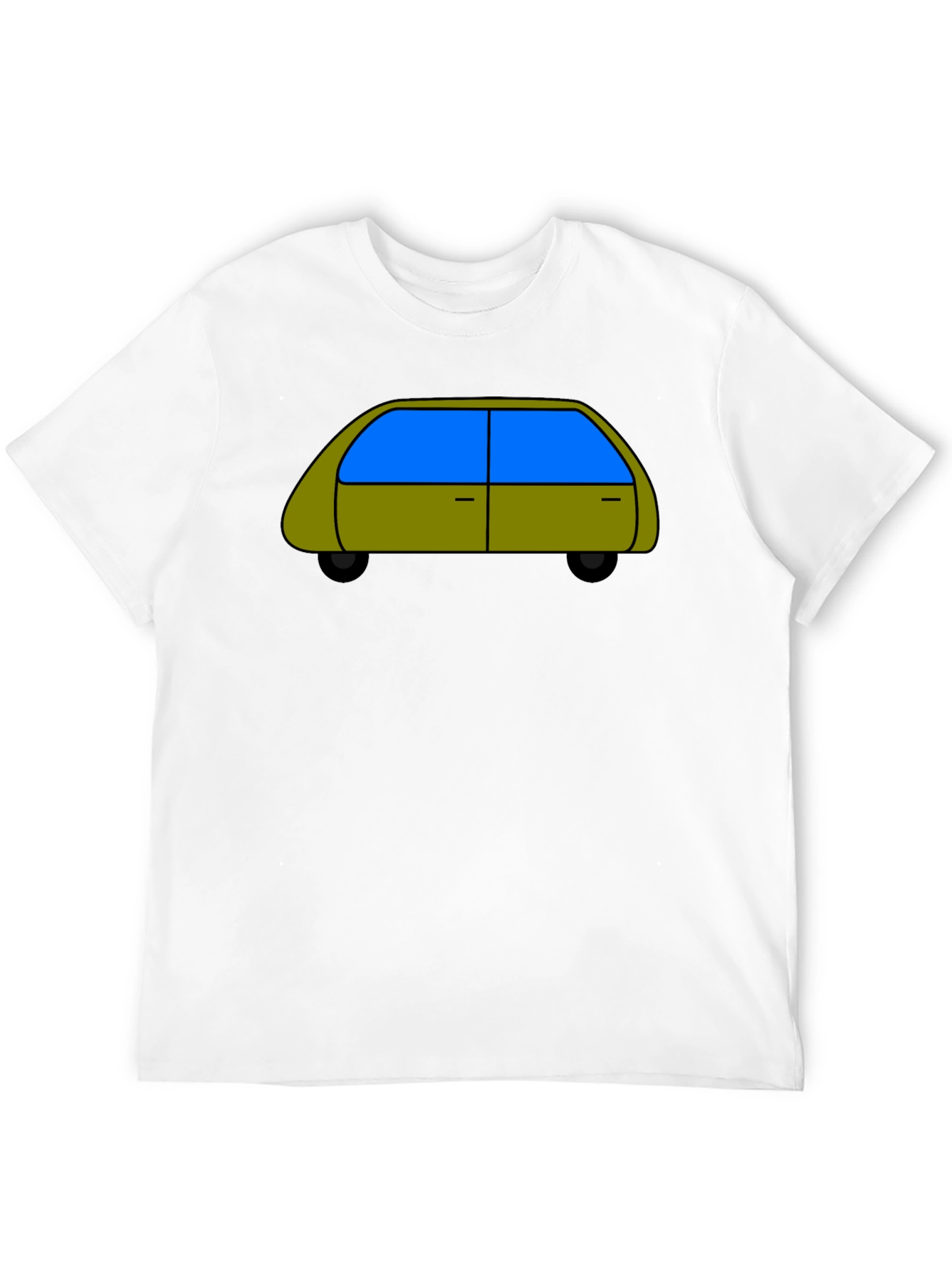 Retro Futuristic Car T-Shirt - Novelty Graphic Tee