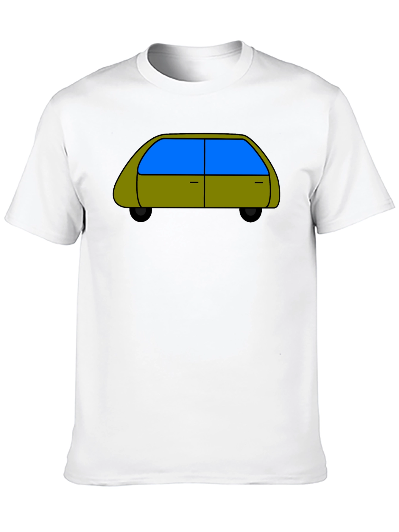 Retro Futuristic Car T-Shirt - Novelty Graphic Tee