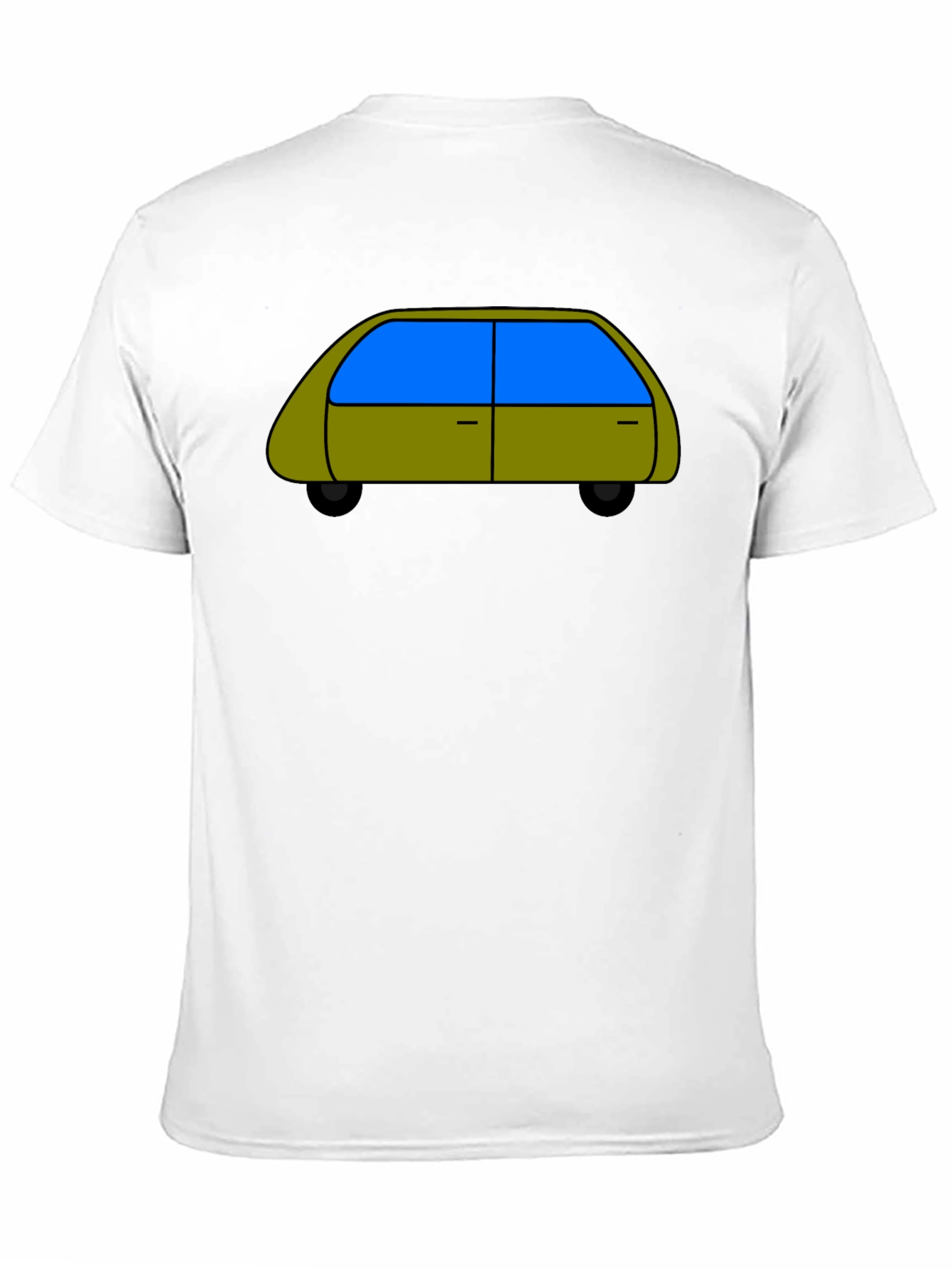 Retro Futuristic Car T-Shirt - Novelty Graphic Tee